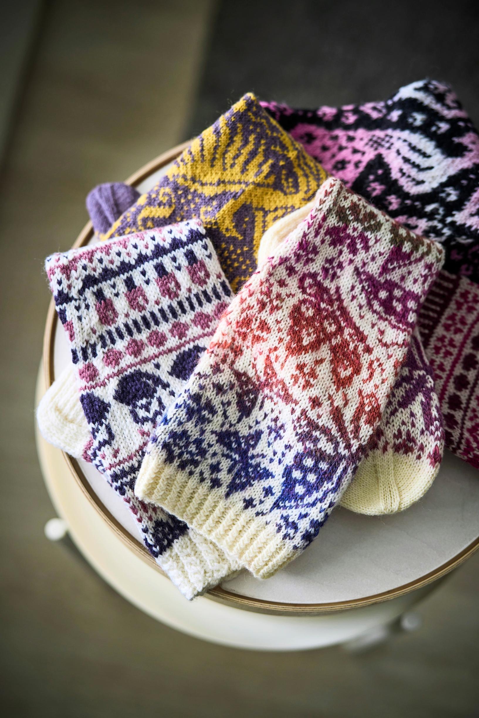 Patterned socks