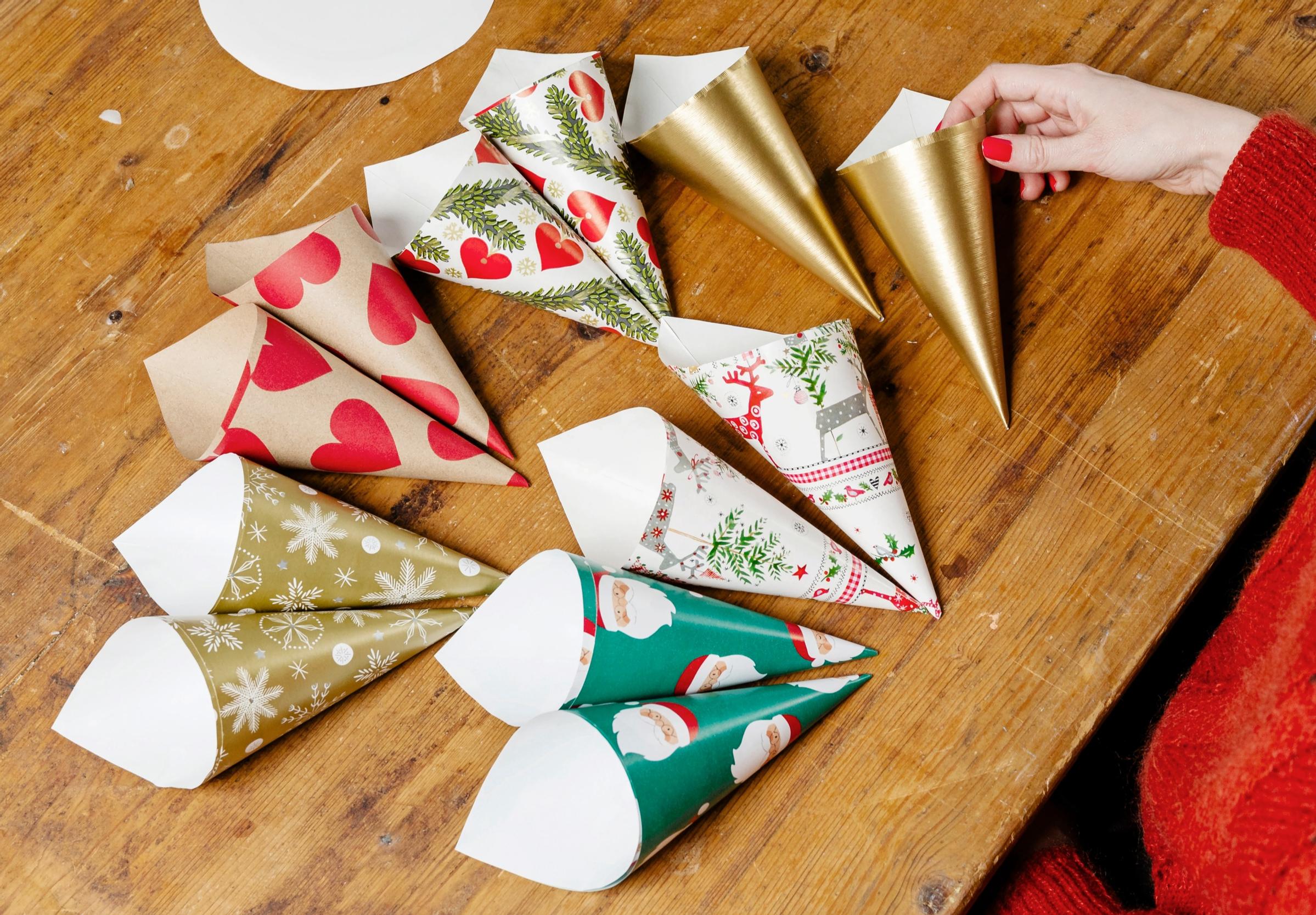 Finished paper cones