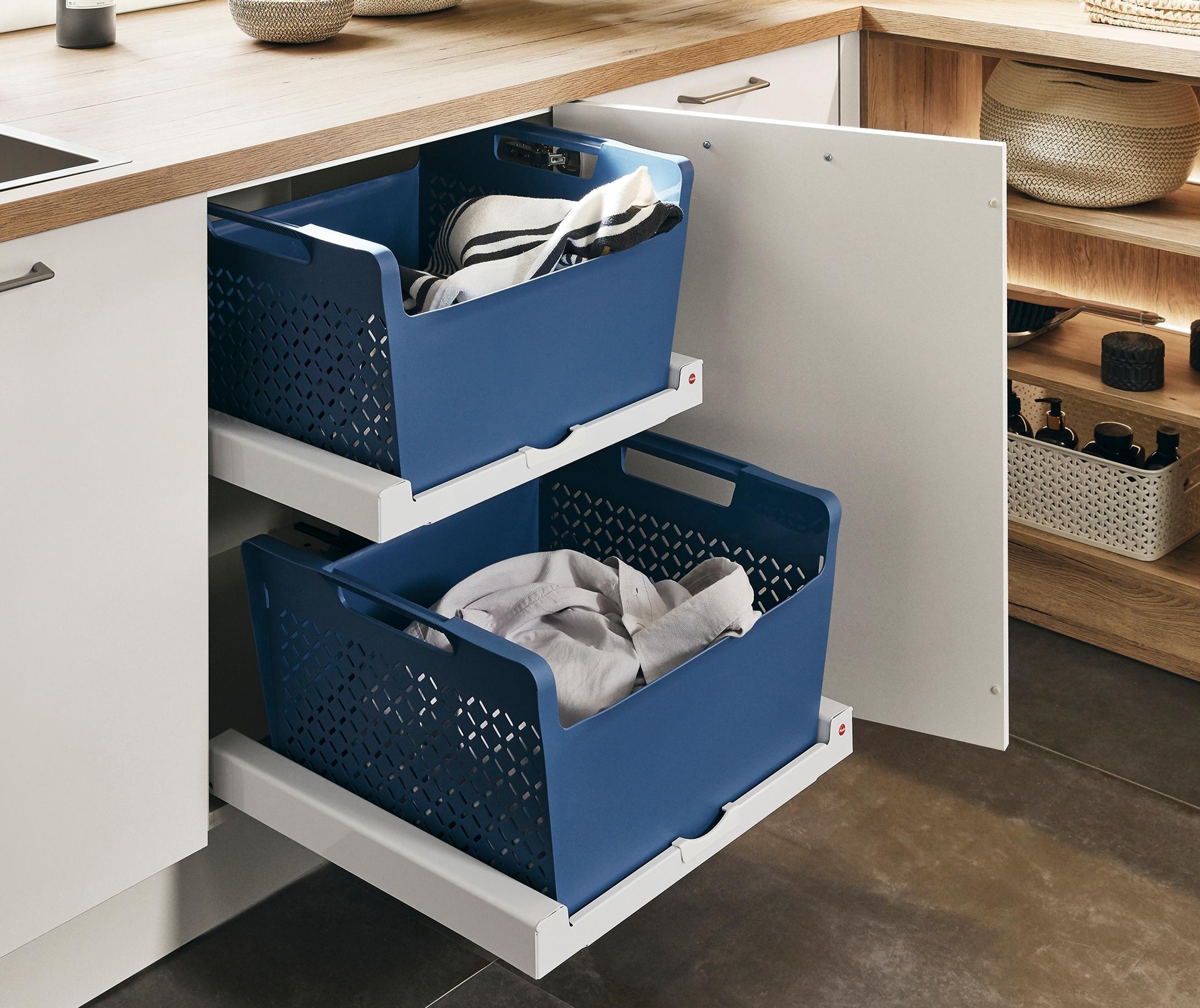 Noblessa pull-out laundry baskets