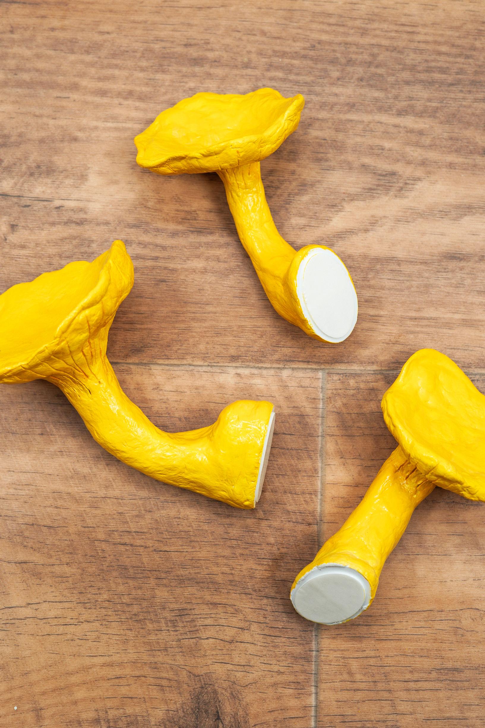 air dry clay mushrooms