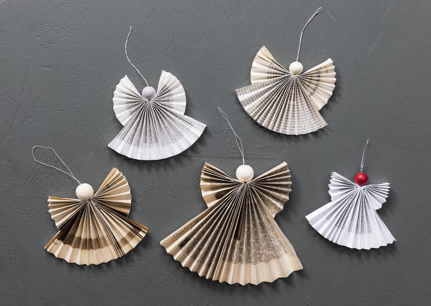Paper angels: see the easy instructions! | Kotona Living