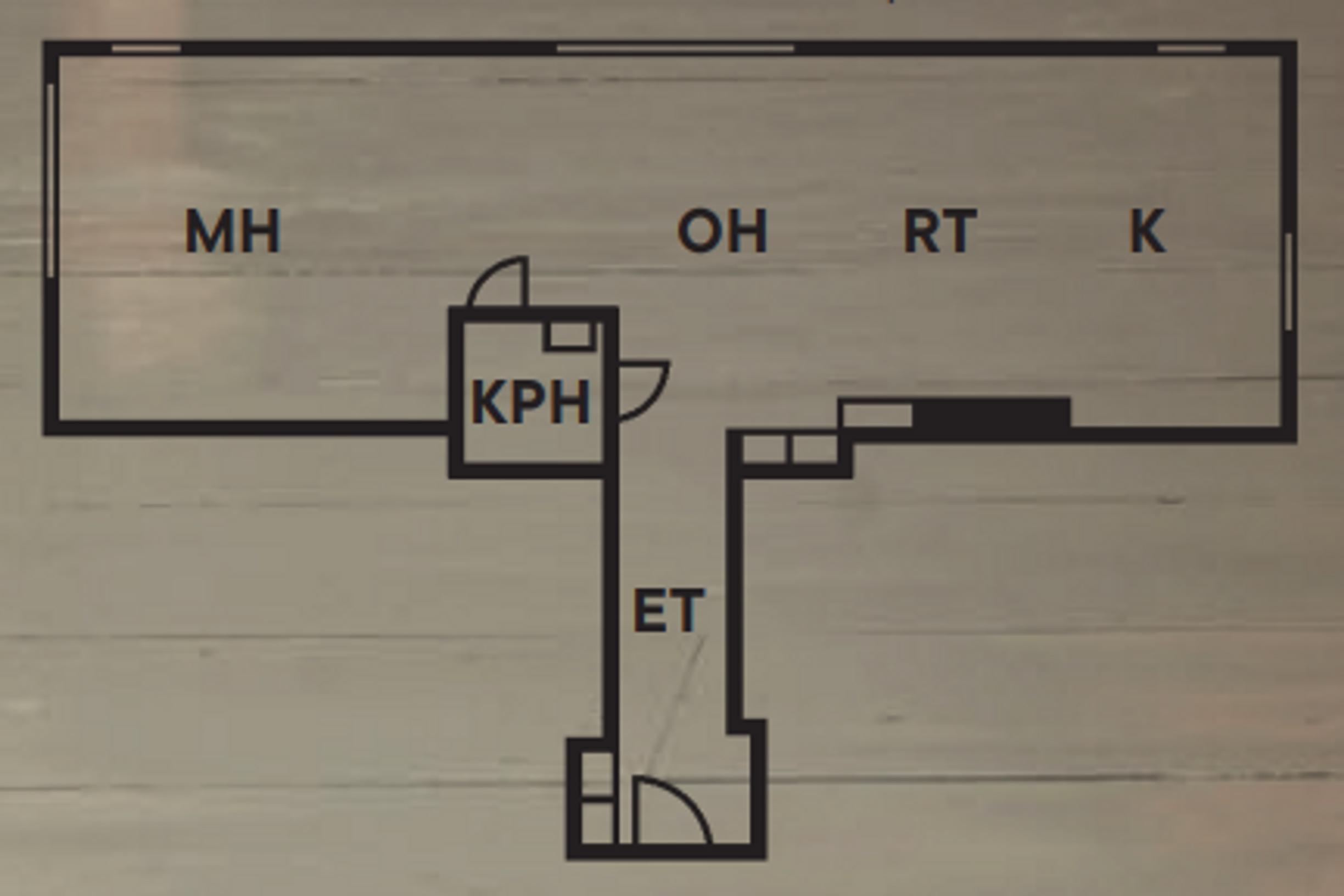 Floor plan of Mikko Manninen’s apartment.