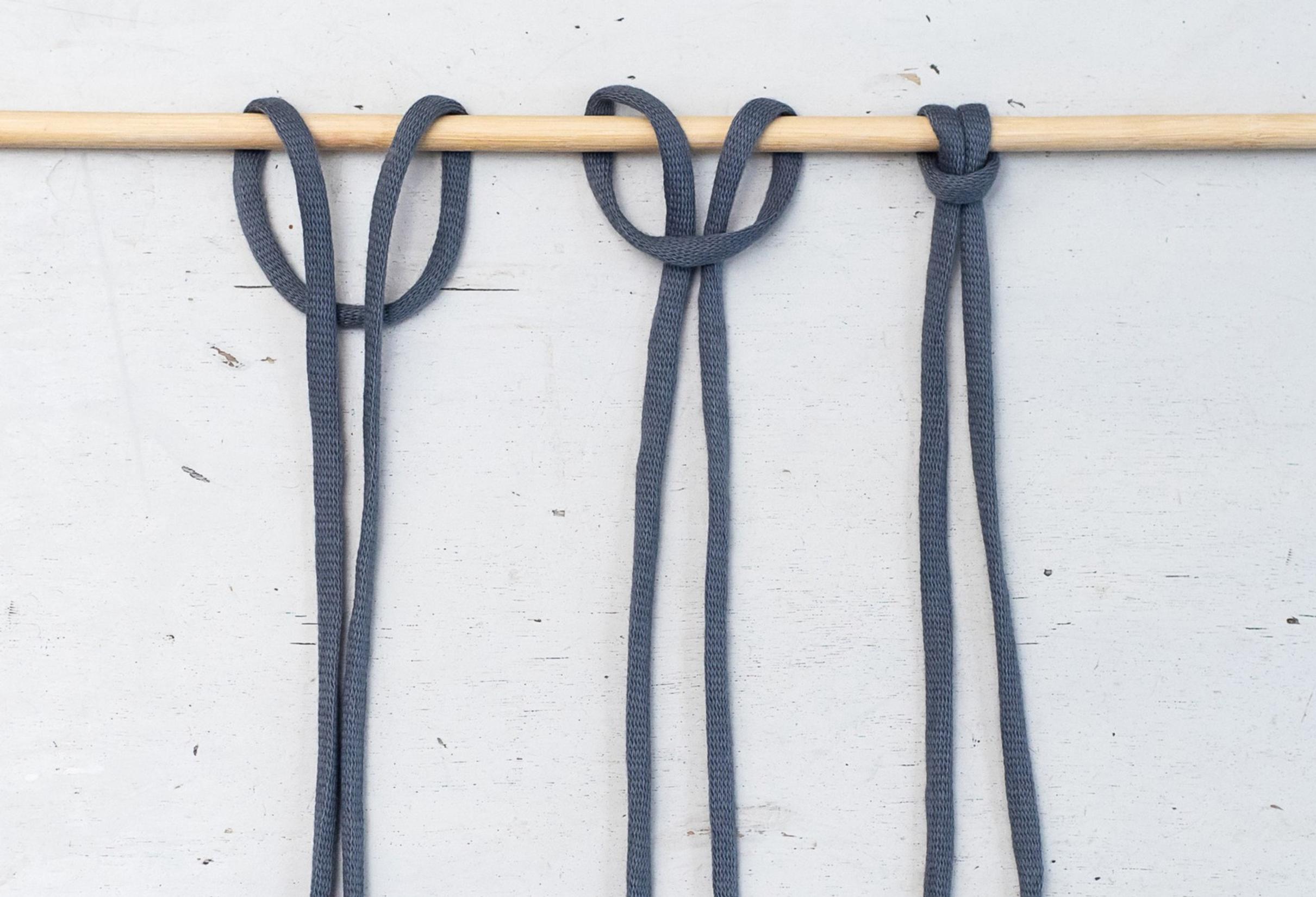 Lark’s head knot
