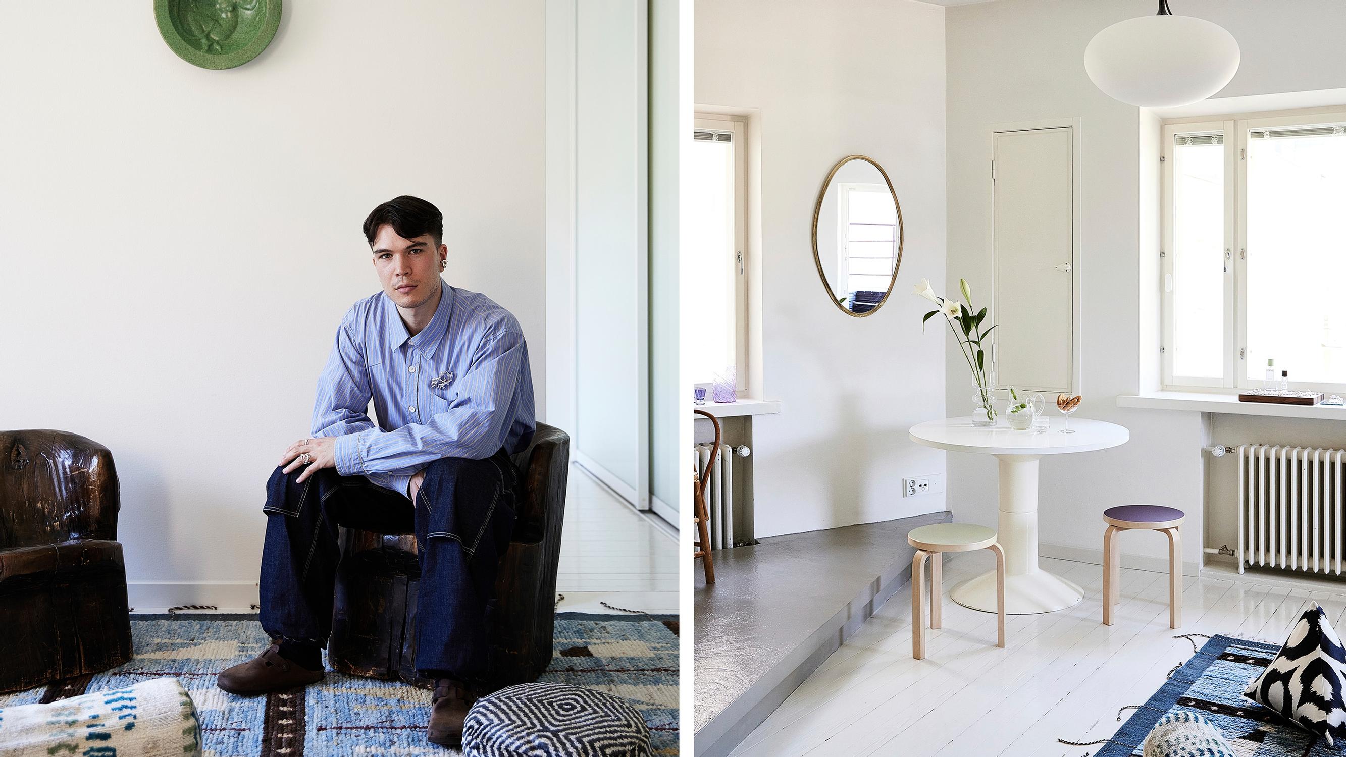 Kalevala jewelry designer Ildar Wafin’s 44-square-meter rental: “I fell in love with the rooftop terrace”