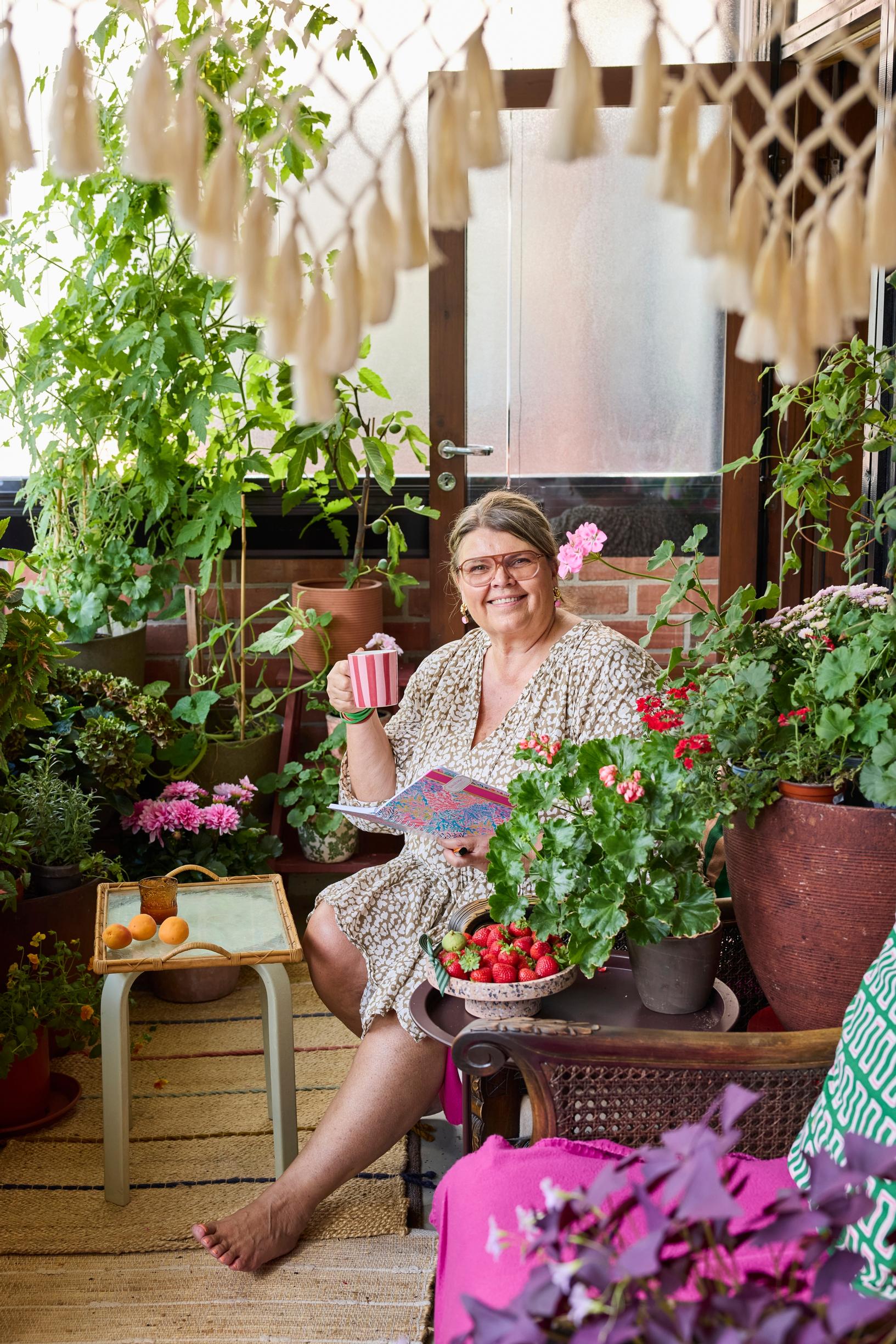Interior designer’s balcony