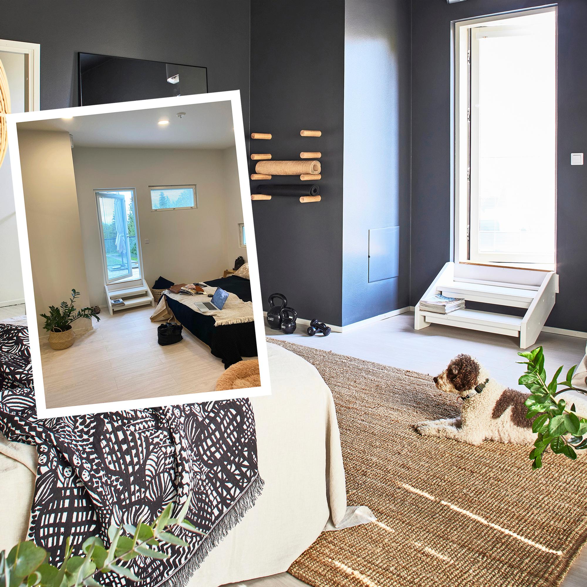 A designer’s surprise: this bedroom got a color refresh and a functional upgrade
