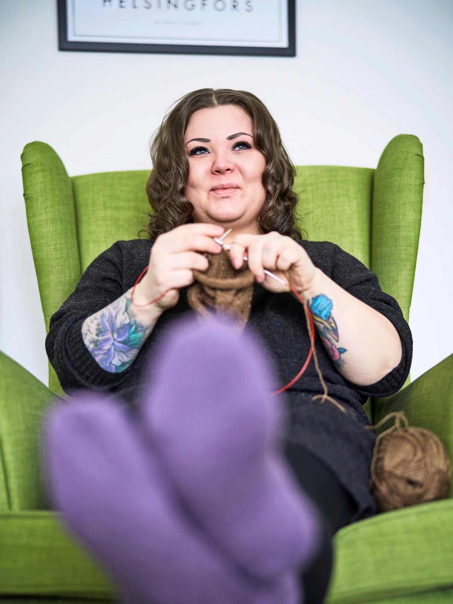 Massively popular knitting designer Niina Laitinen: “When I’m sitting on my sofa knitting, I can’t fathom that thousands of others are also knitting my patterns”