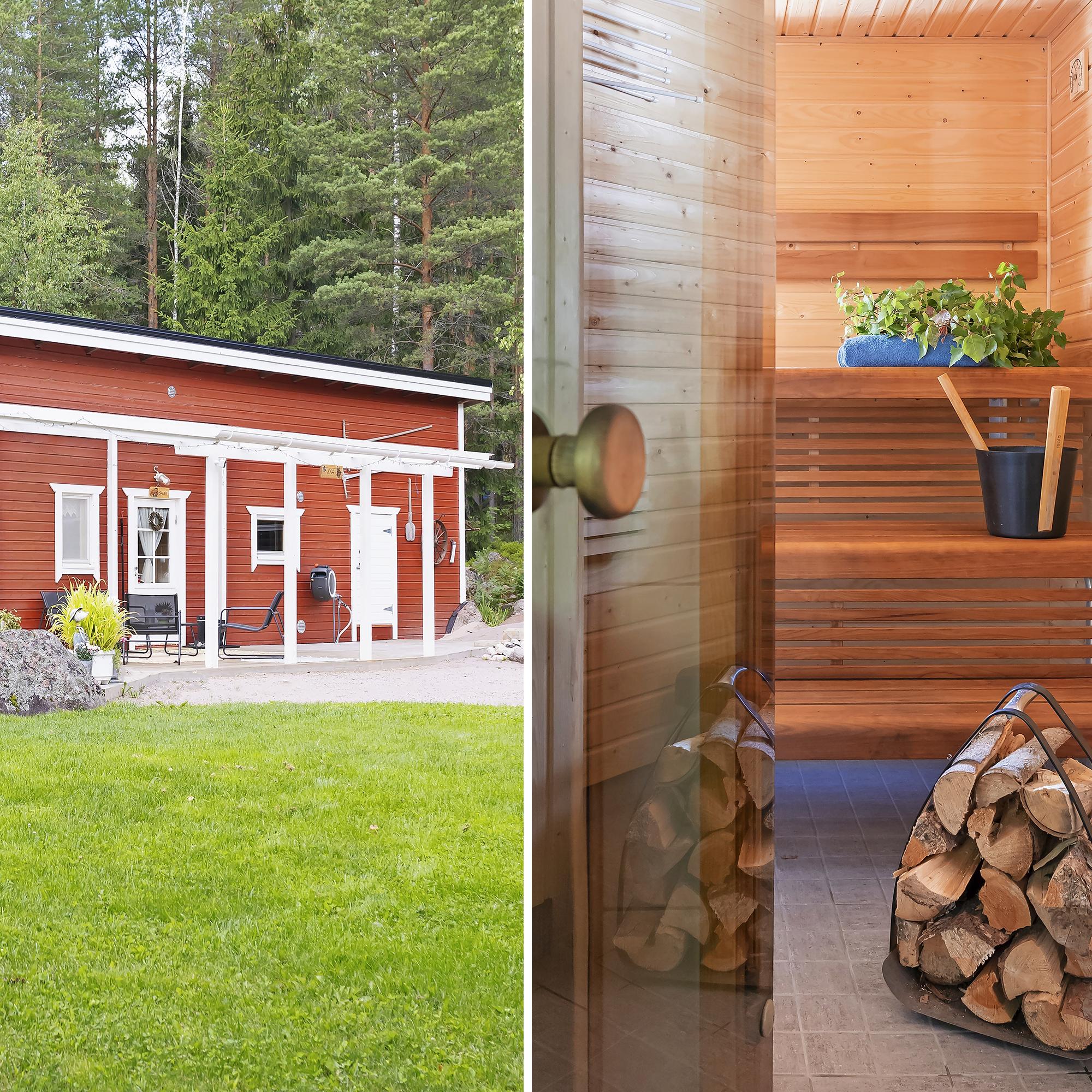 From abandoned to beloved: Päivi and Petri turn a rundown sauna into a hot tub oasis with terraces