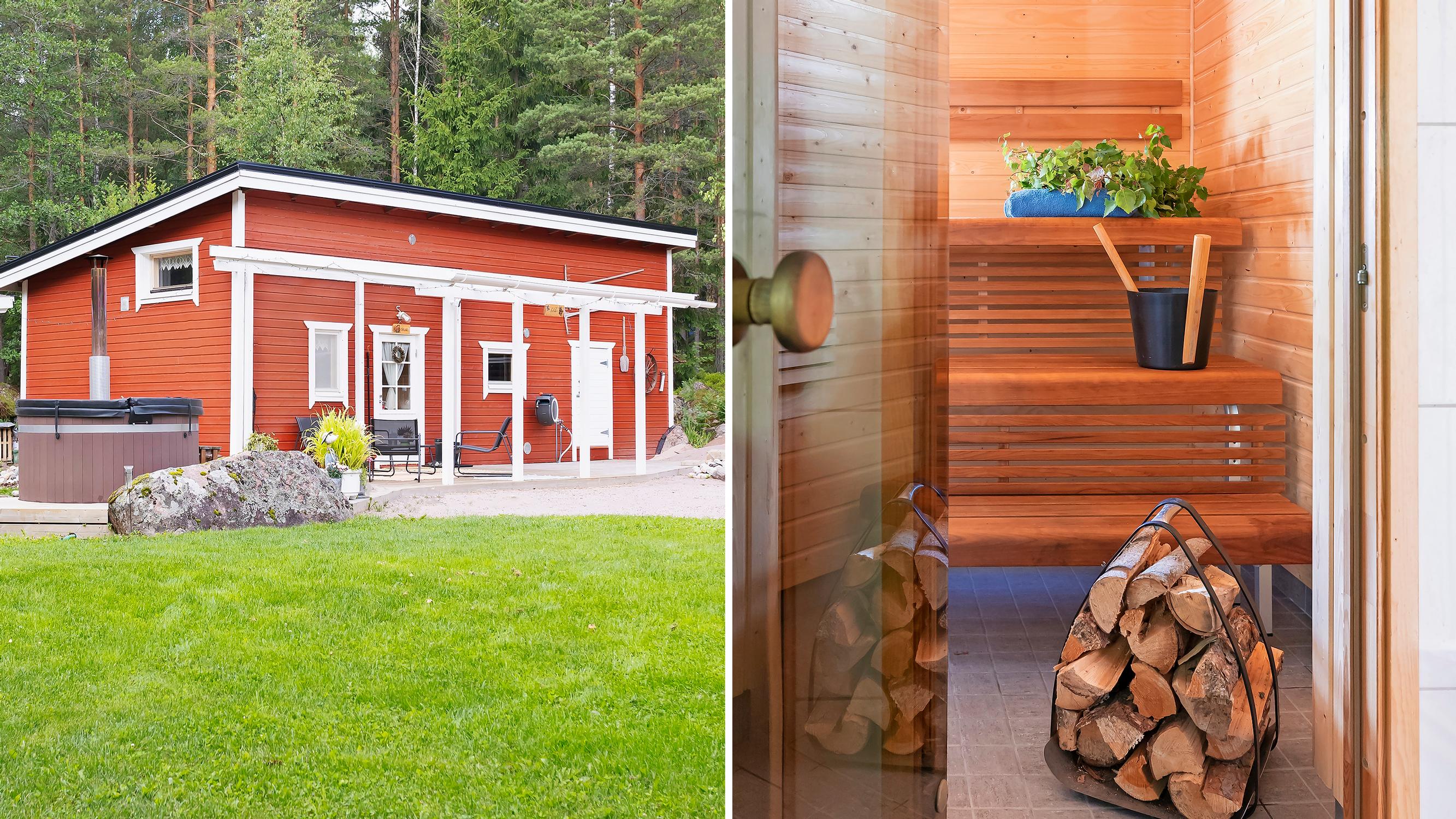 From abandoned to beloved: Päivi and Petri turn a rundown sauna into a hot tub oasis with terraces