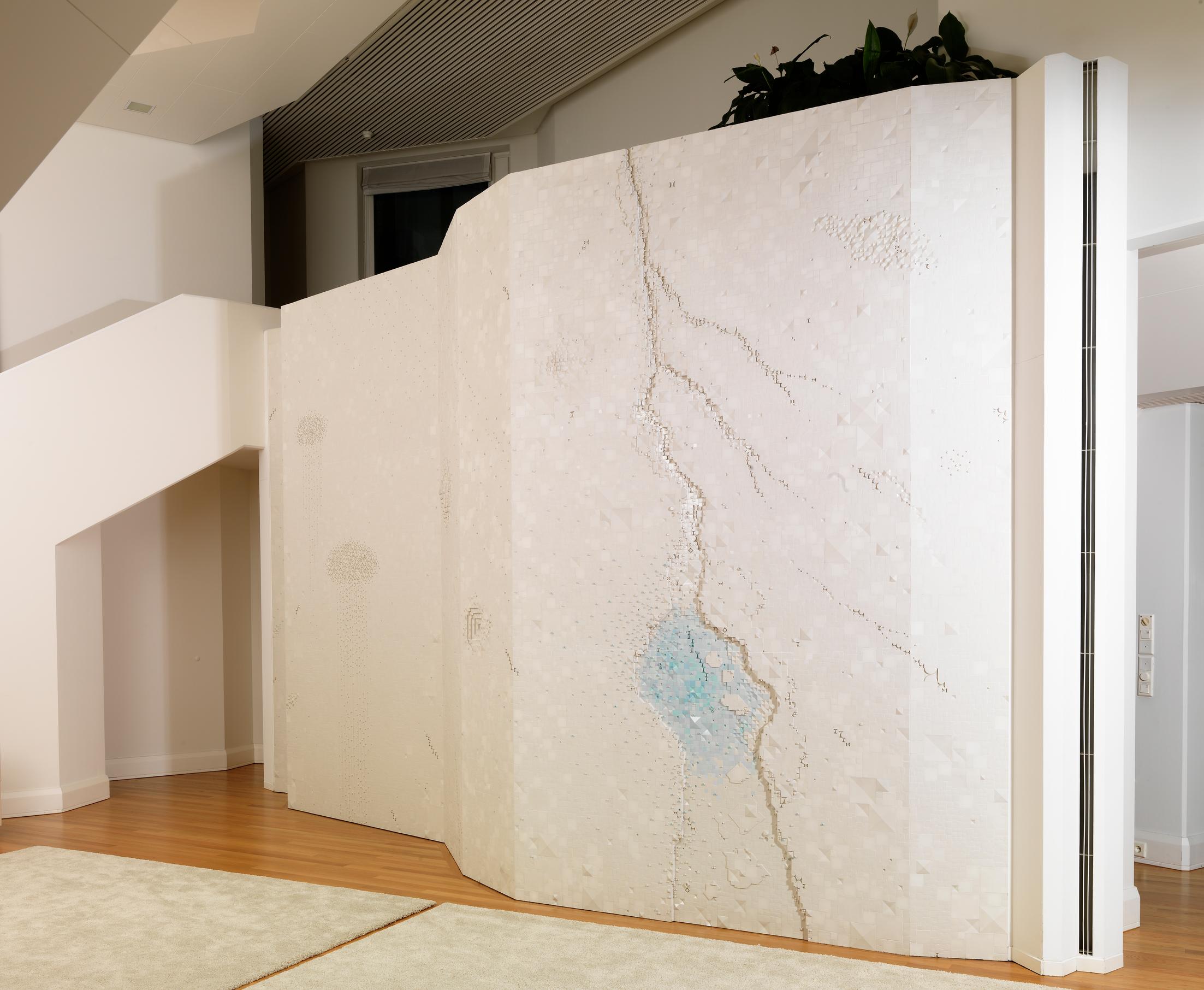 Rut Bryk’s Ice Flow relief in the President’s official residence at Mäntyniemi