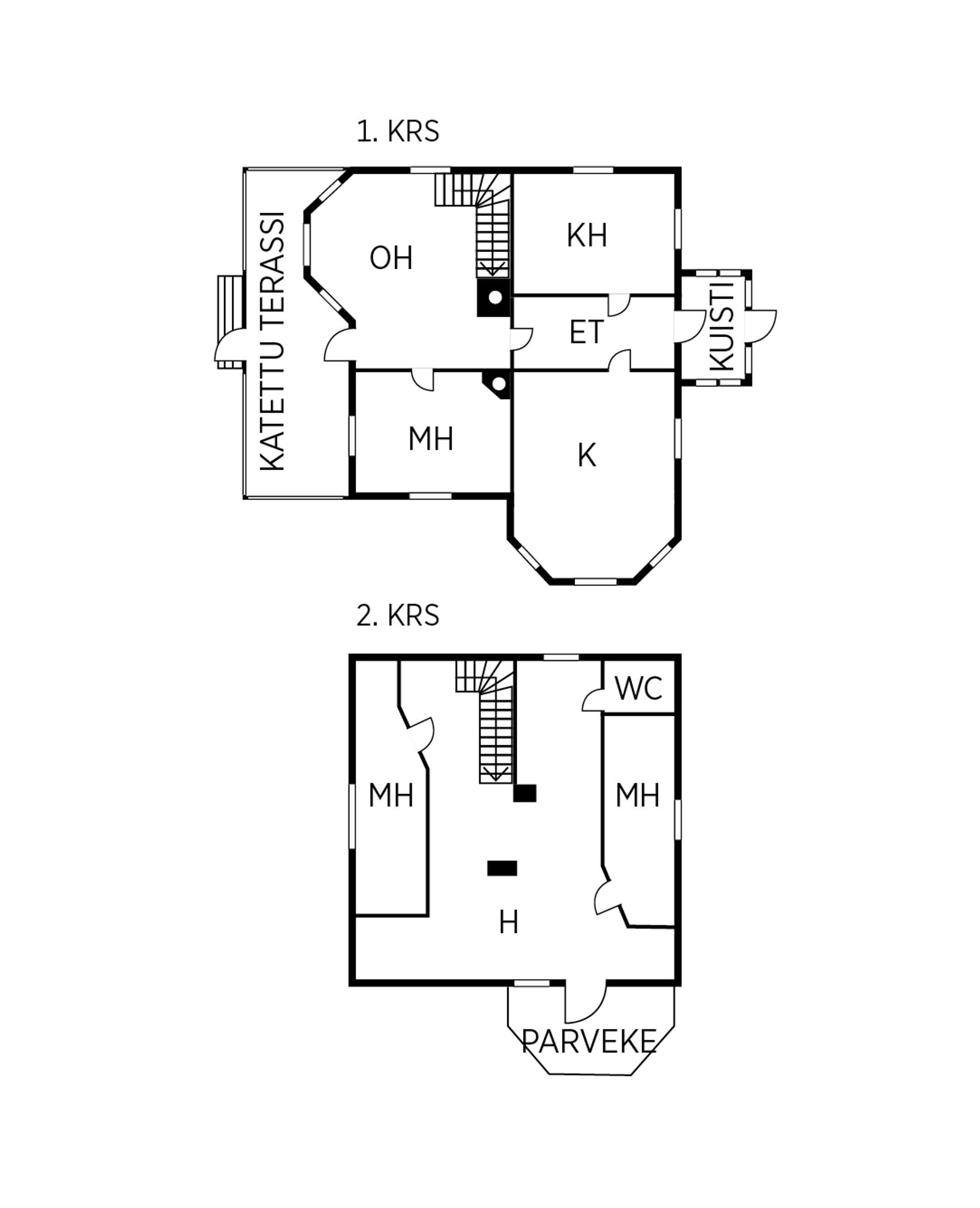 floor plan of the log house