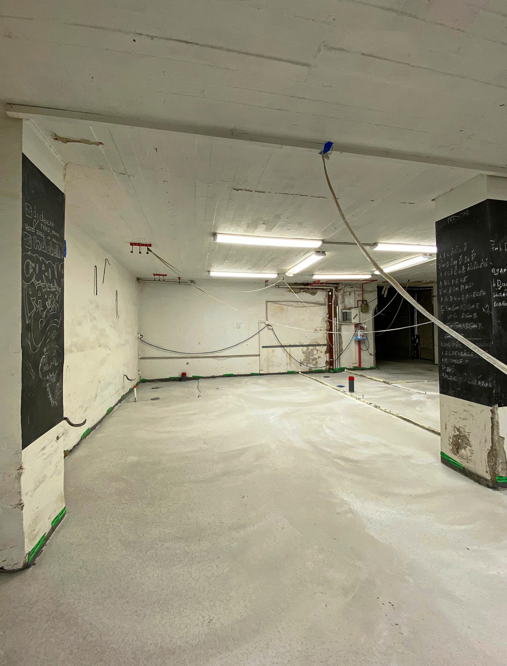 Where the bedroom was located before the renovation.