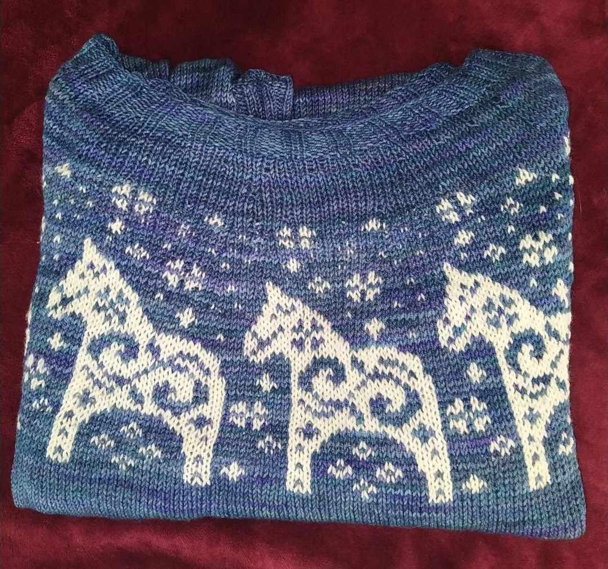 A close-up of Elenor Mortensen’s Dala knitting pattern.