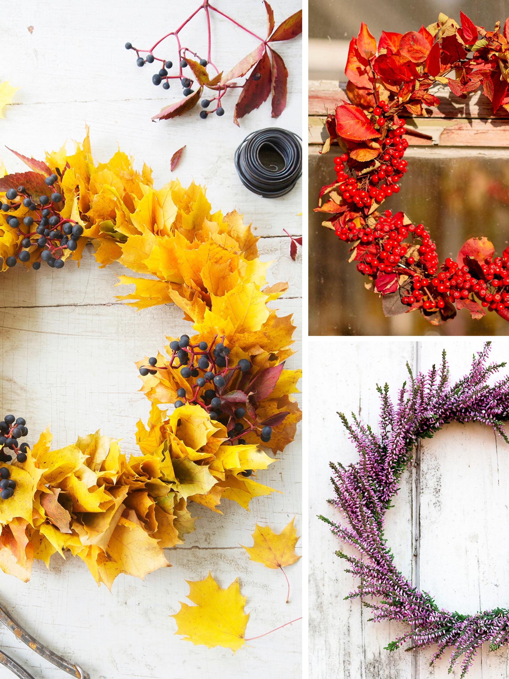 6 easy fall wreaths you can whip up in a snap