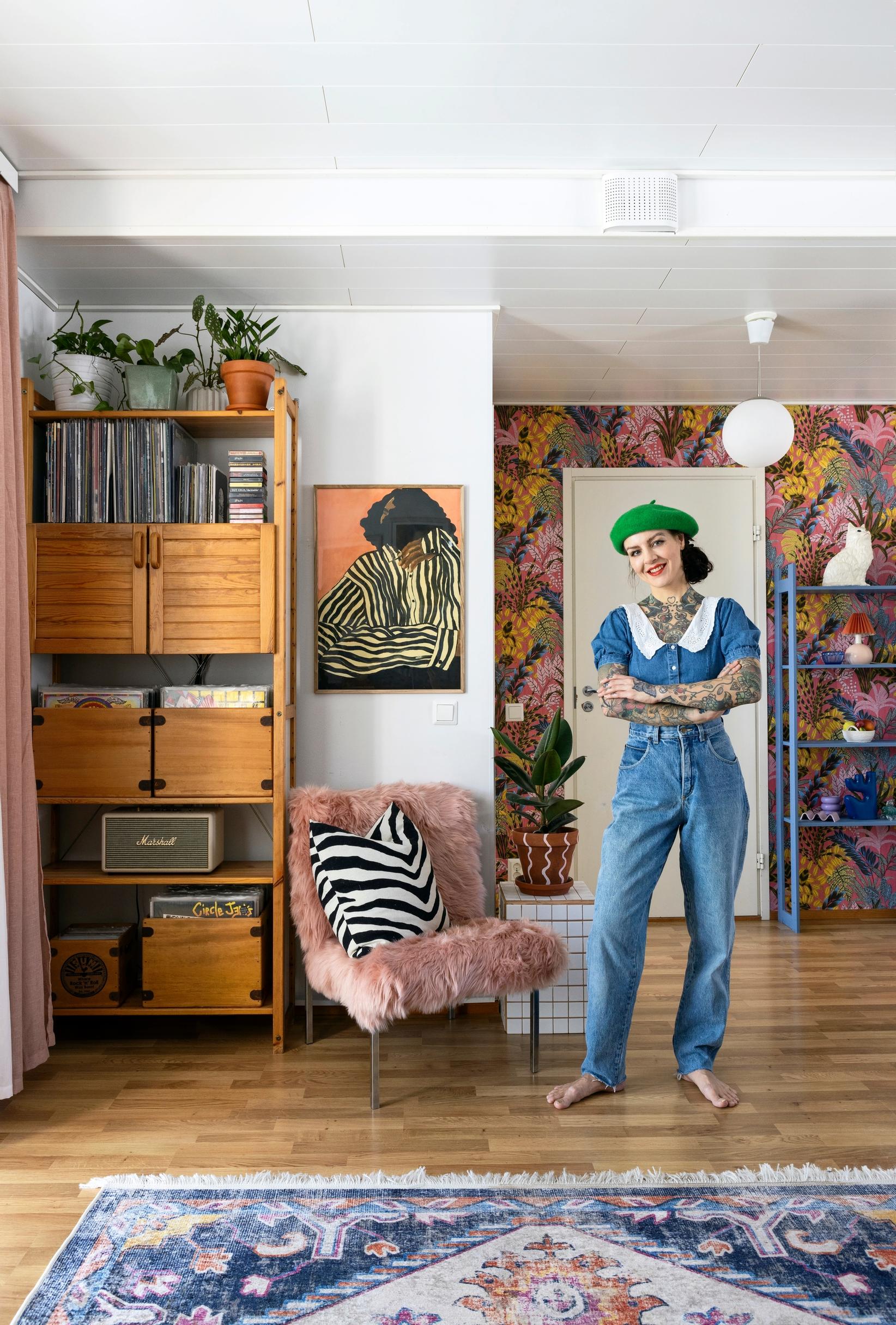 Patricia at home.