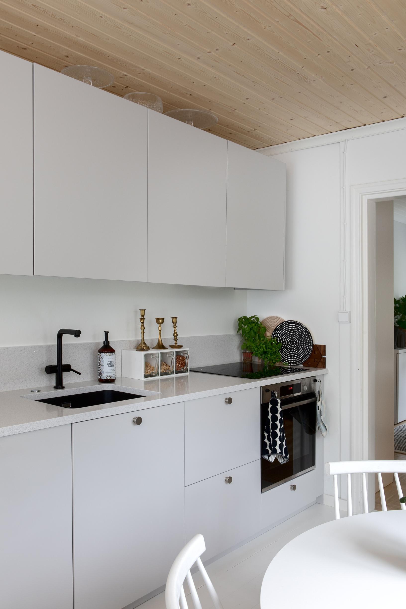 Kitchen cabinetry.