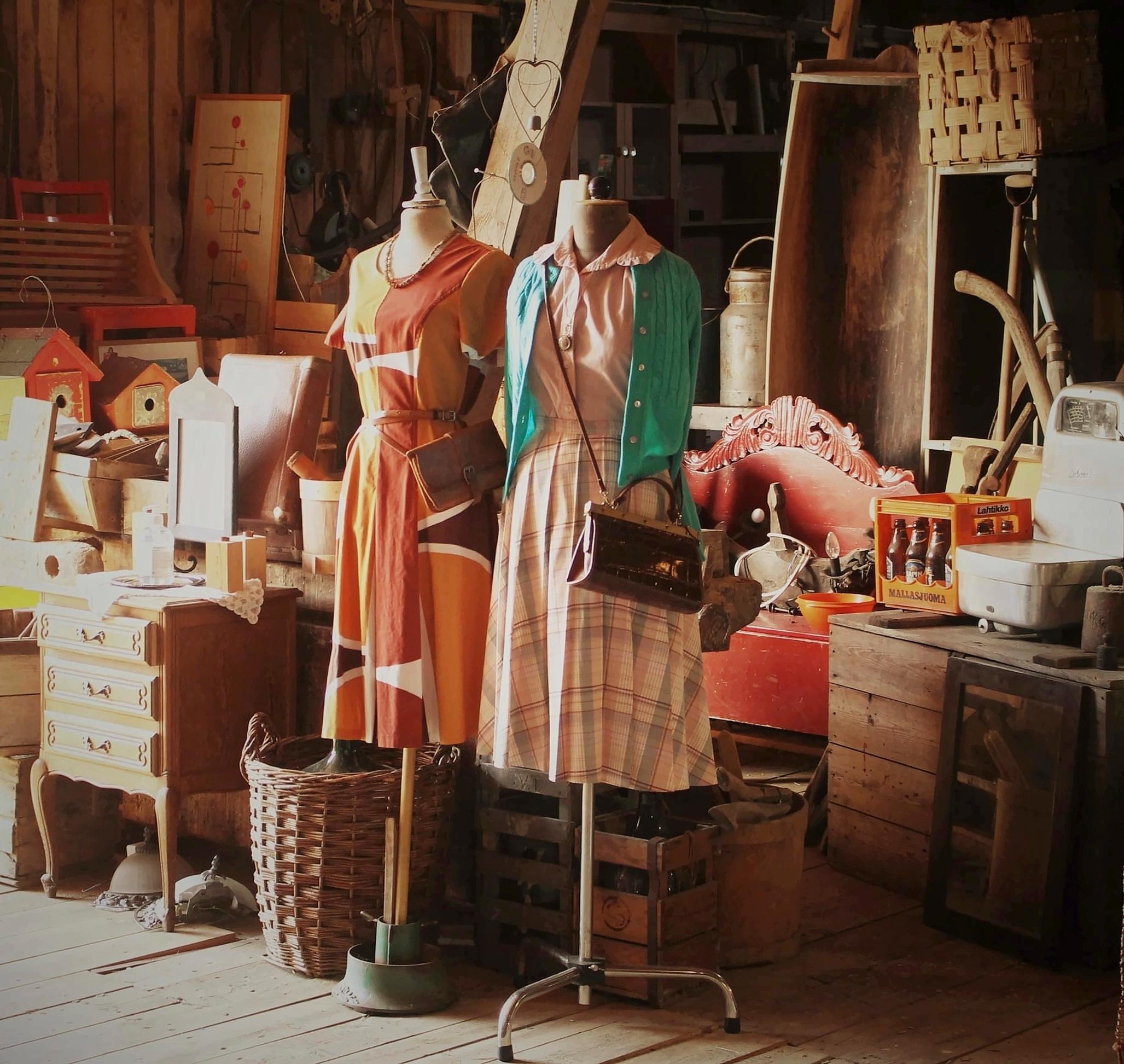 Mannequins at a flea market