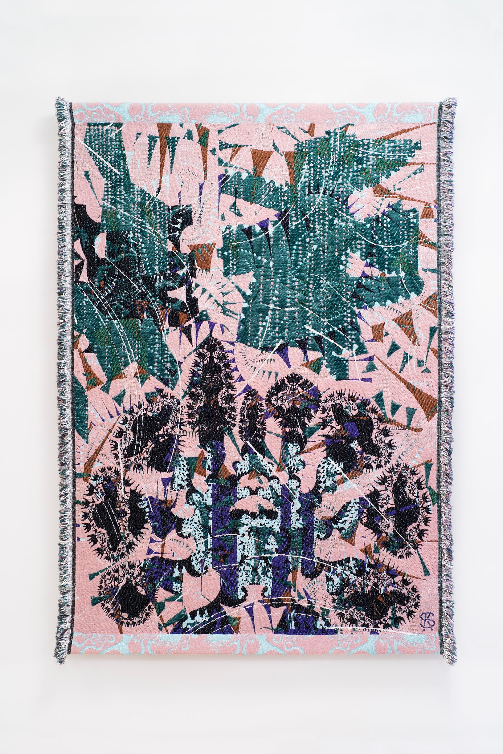 Kustaa Saksi’s textile piece Aura from the First Symptoms series