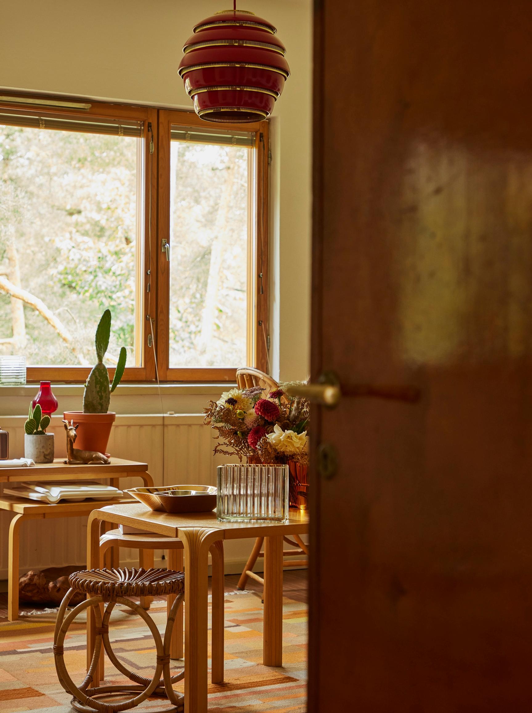 View into the living room of Jani Kylmänen’s home