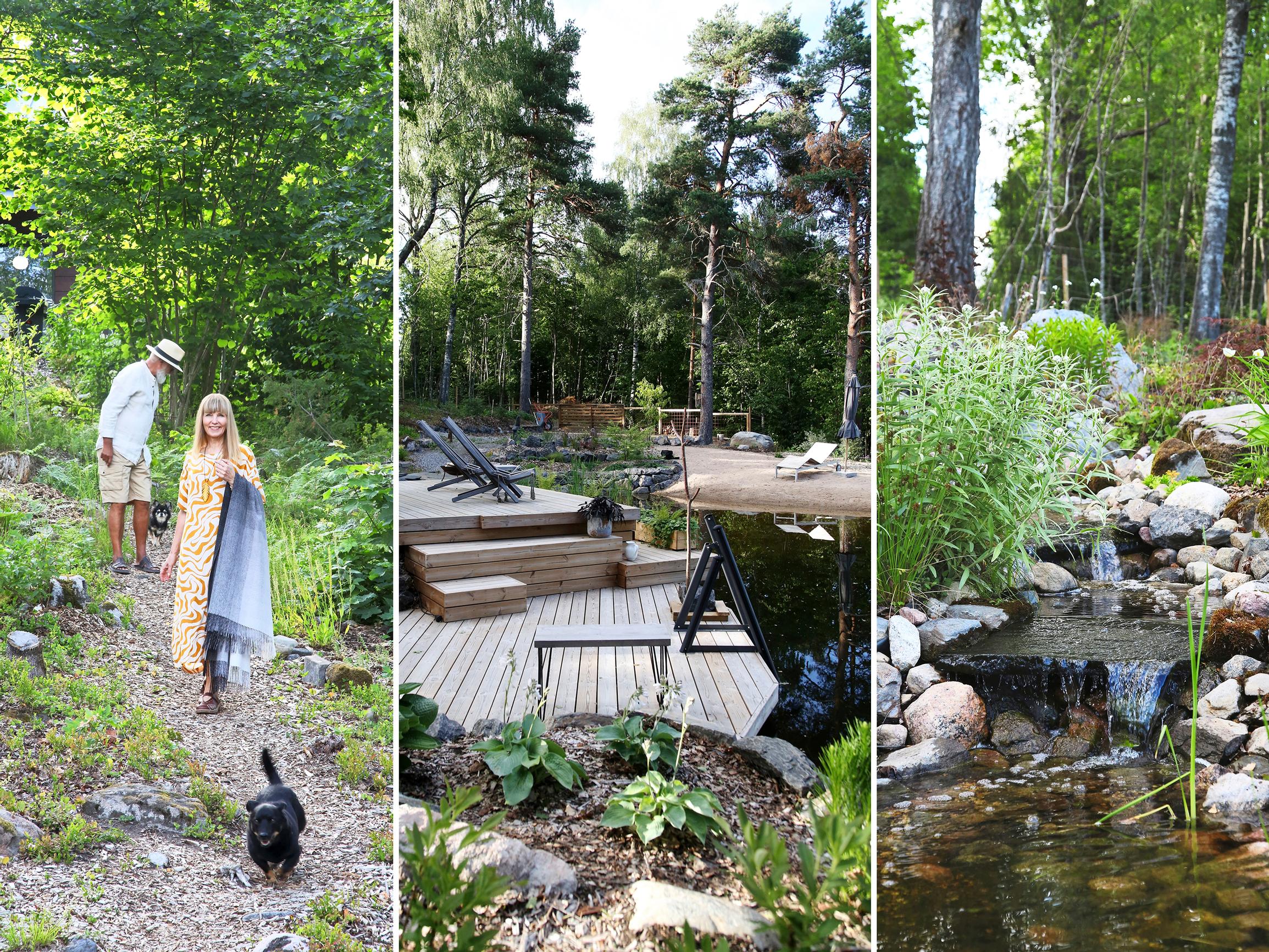 “Thanks to our pond, I don’t need a summer cottage”: Finnish Ritva takes a daily dip in the backyard pond