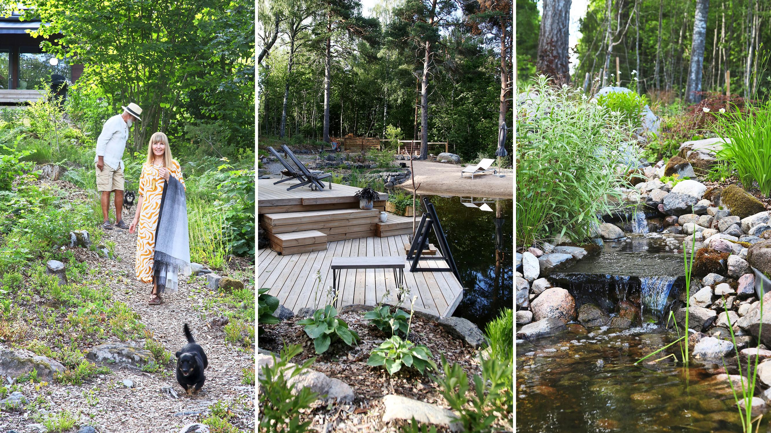 “Thanks to our pond, I don’t need a summer cottage”: Finnish Ritva takes a daily dip in the backyard pond