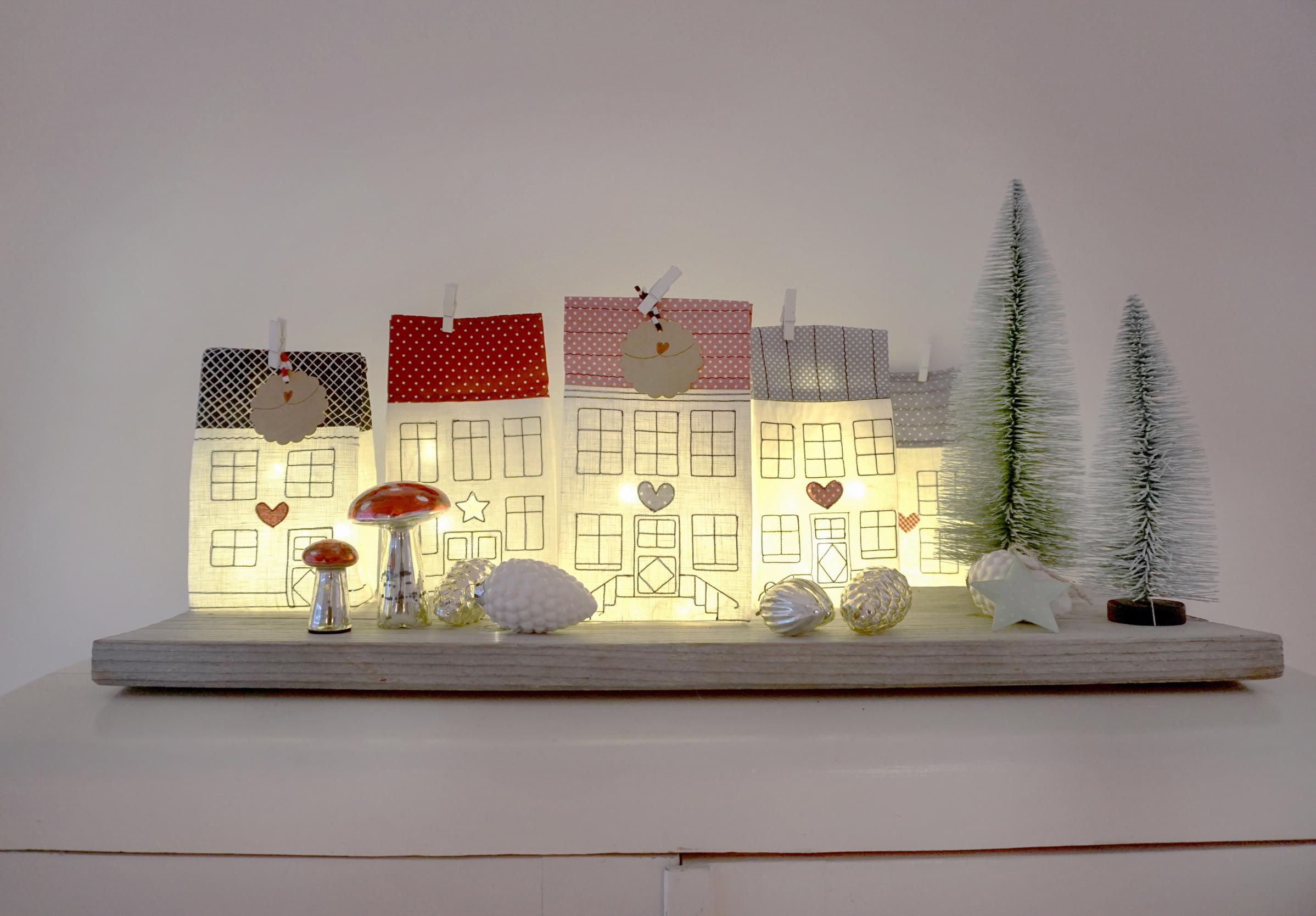 Fabric house lantern