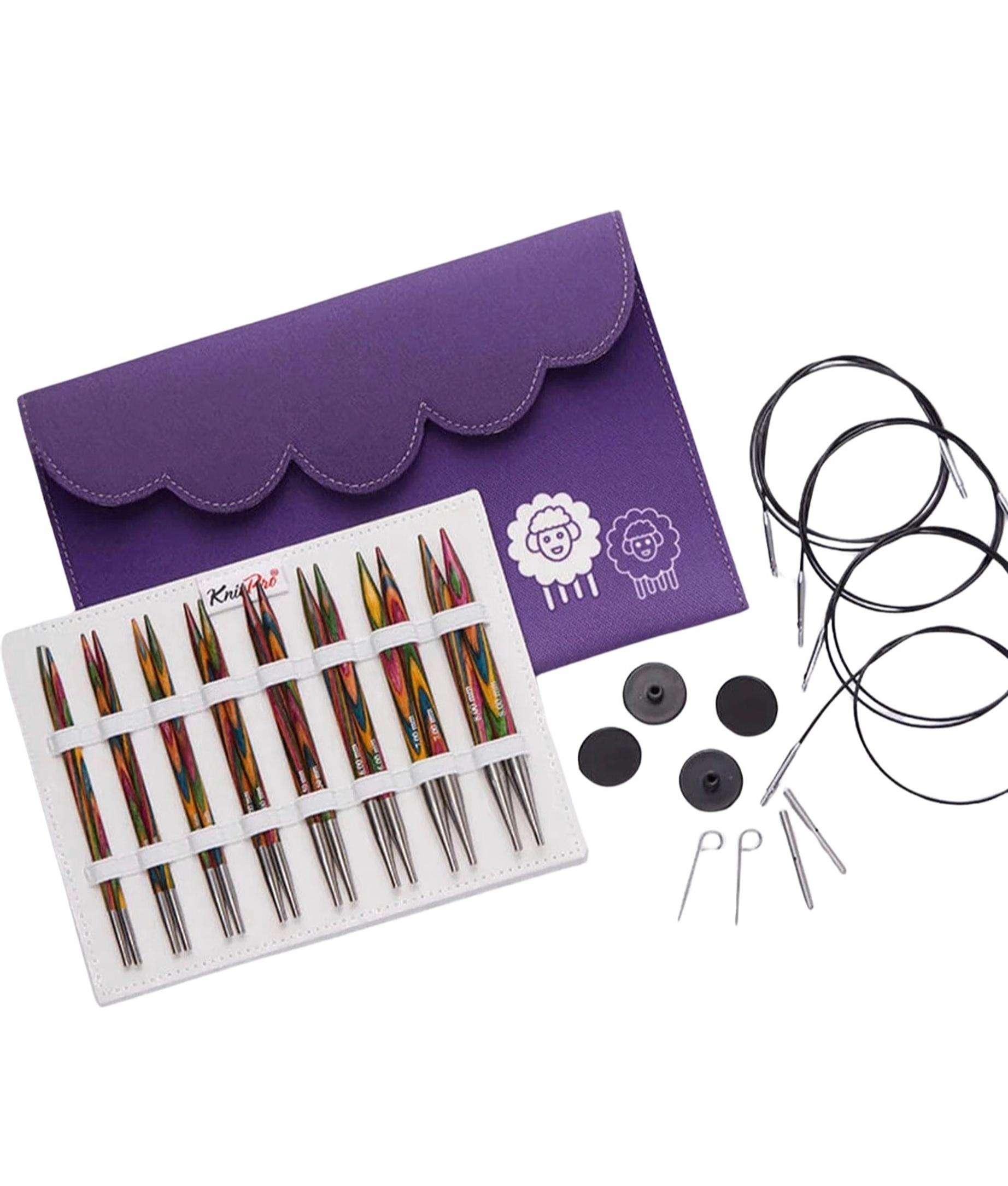 KnitPro Symfonie Wood Deluxe Interchangeable Needle Set