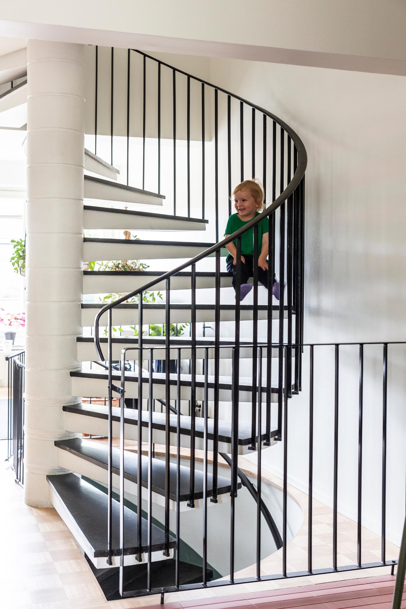 60s spiral staircase