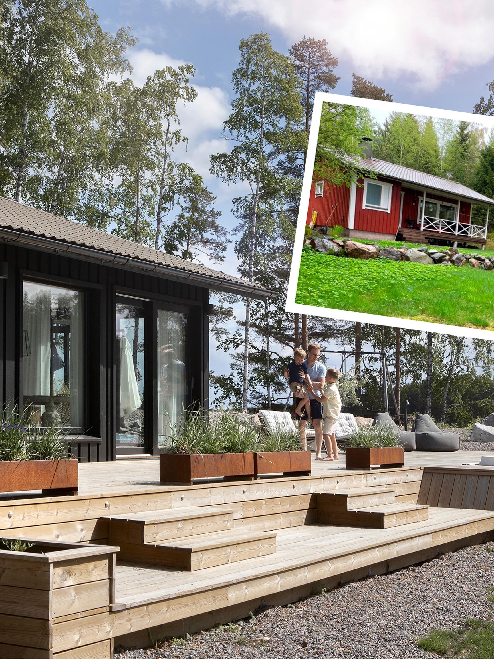 From a little shack to a stunning summer paradise—just one window remained unchanged