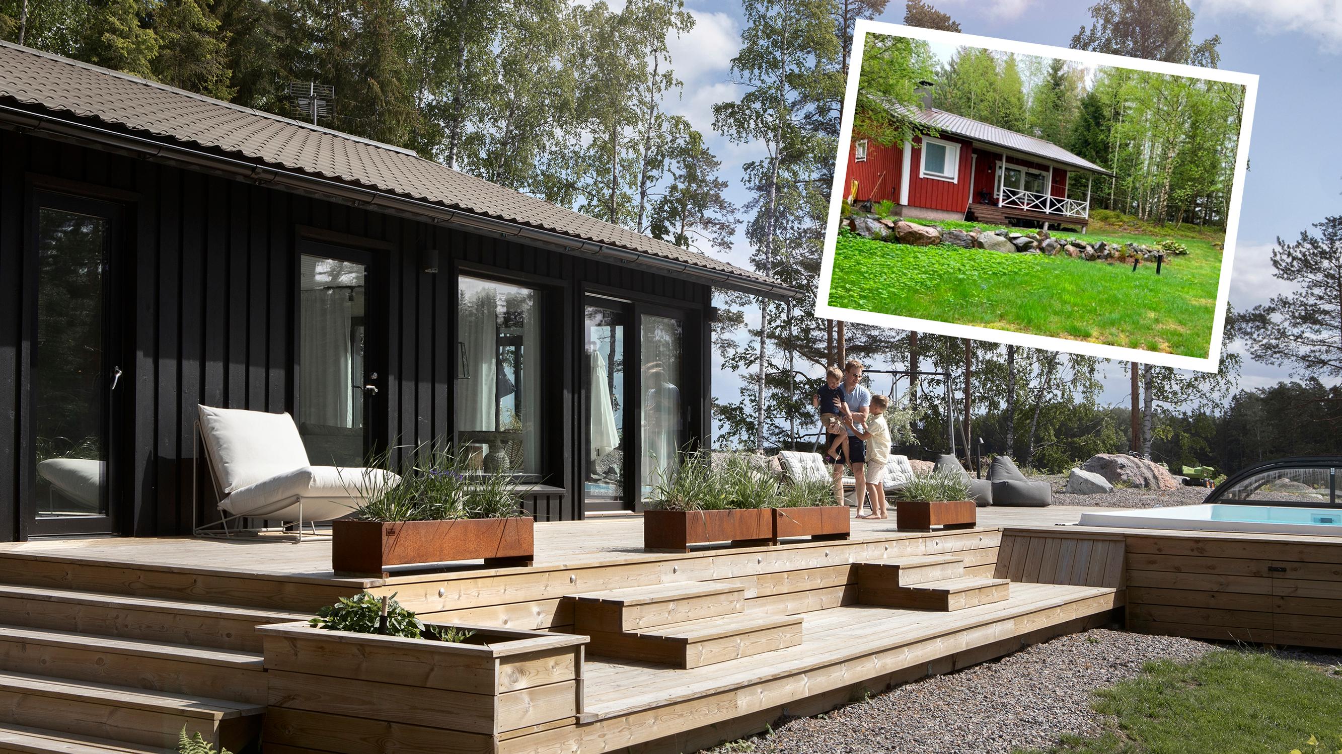 From a little shack to a stunning summer paradise—just one window remained unchanged