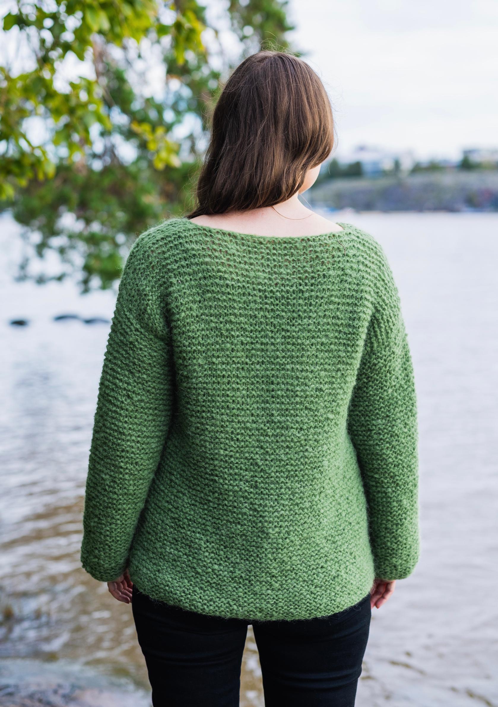 Aina sweater from the back