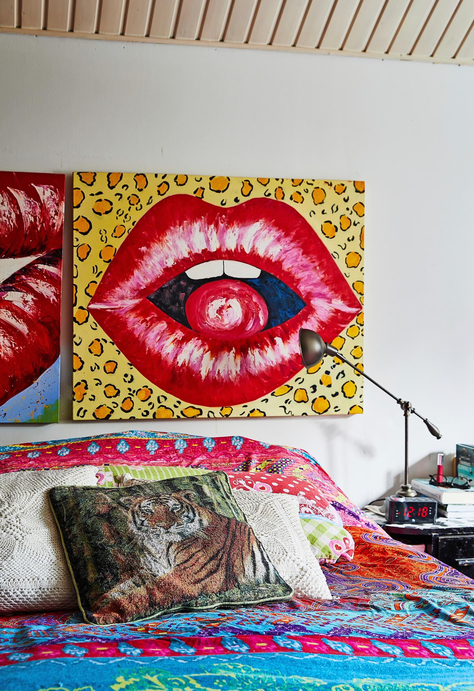 Painting of lips