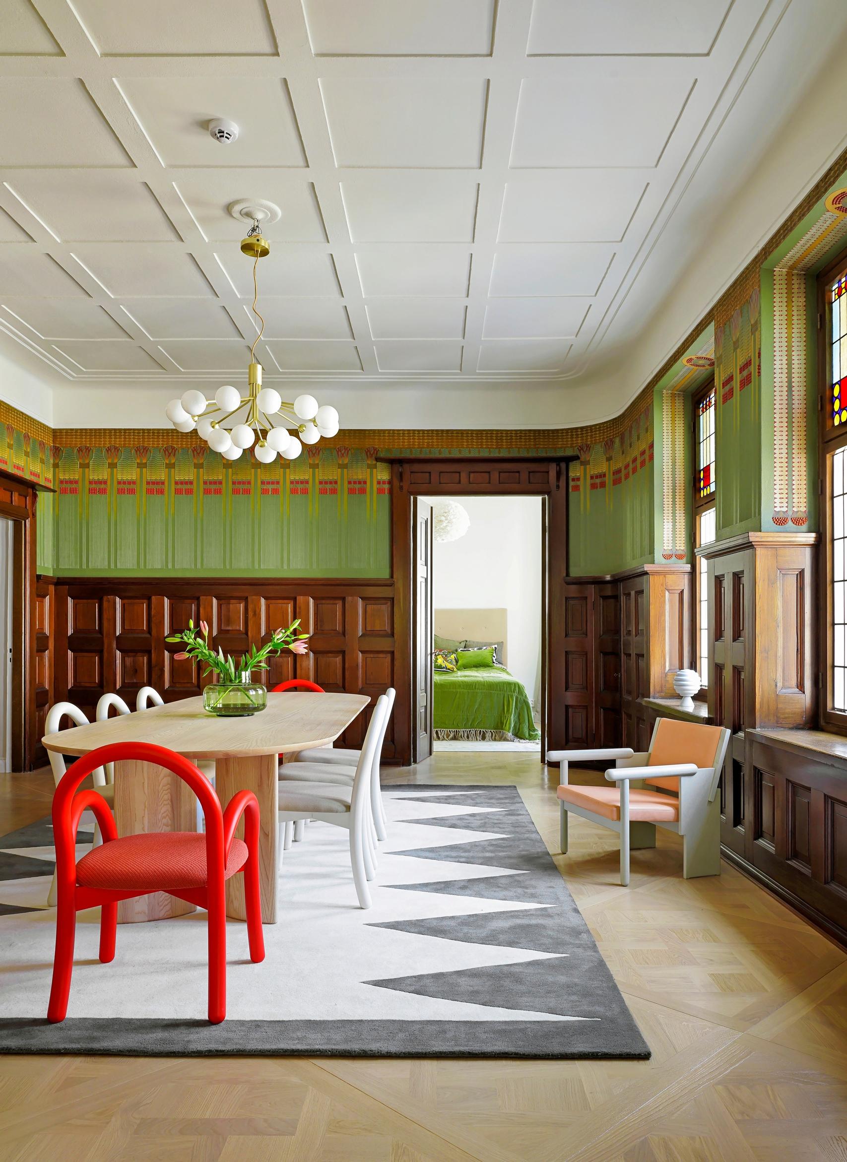 Square coffered ceiling