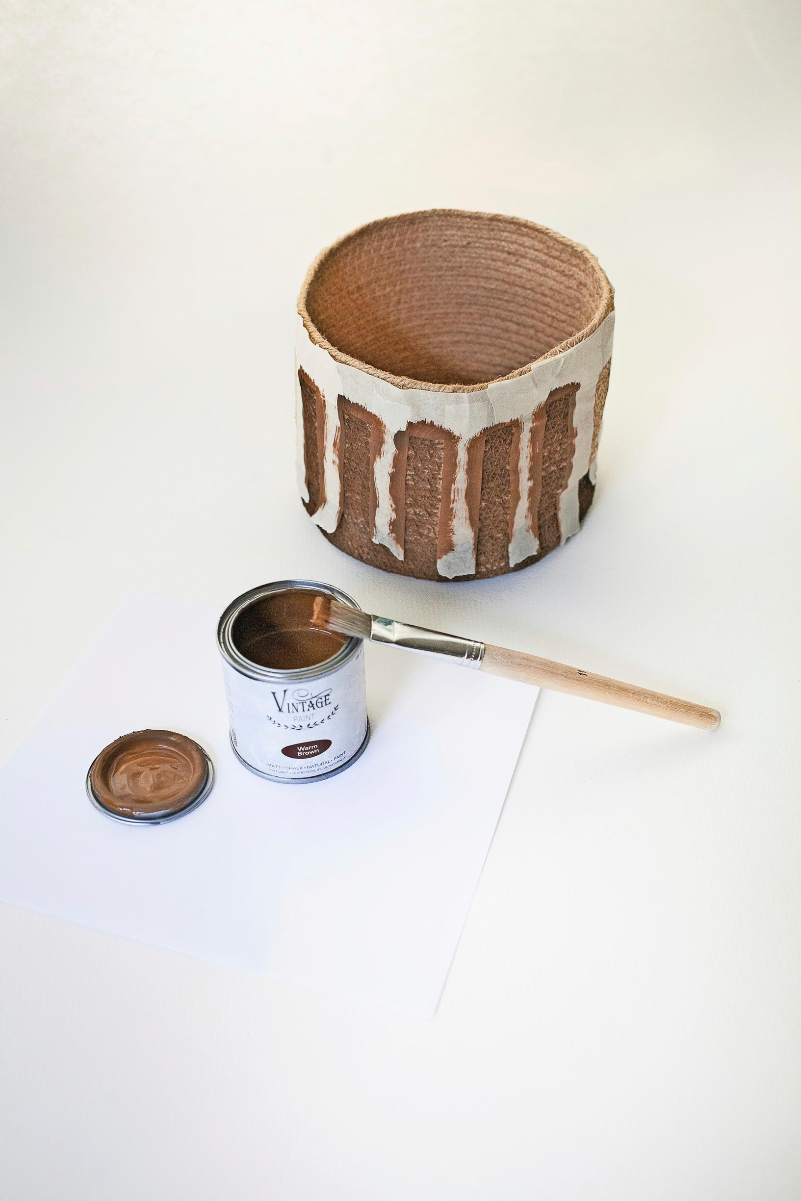 Photo of the customized baskets.