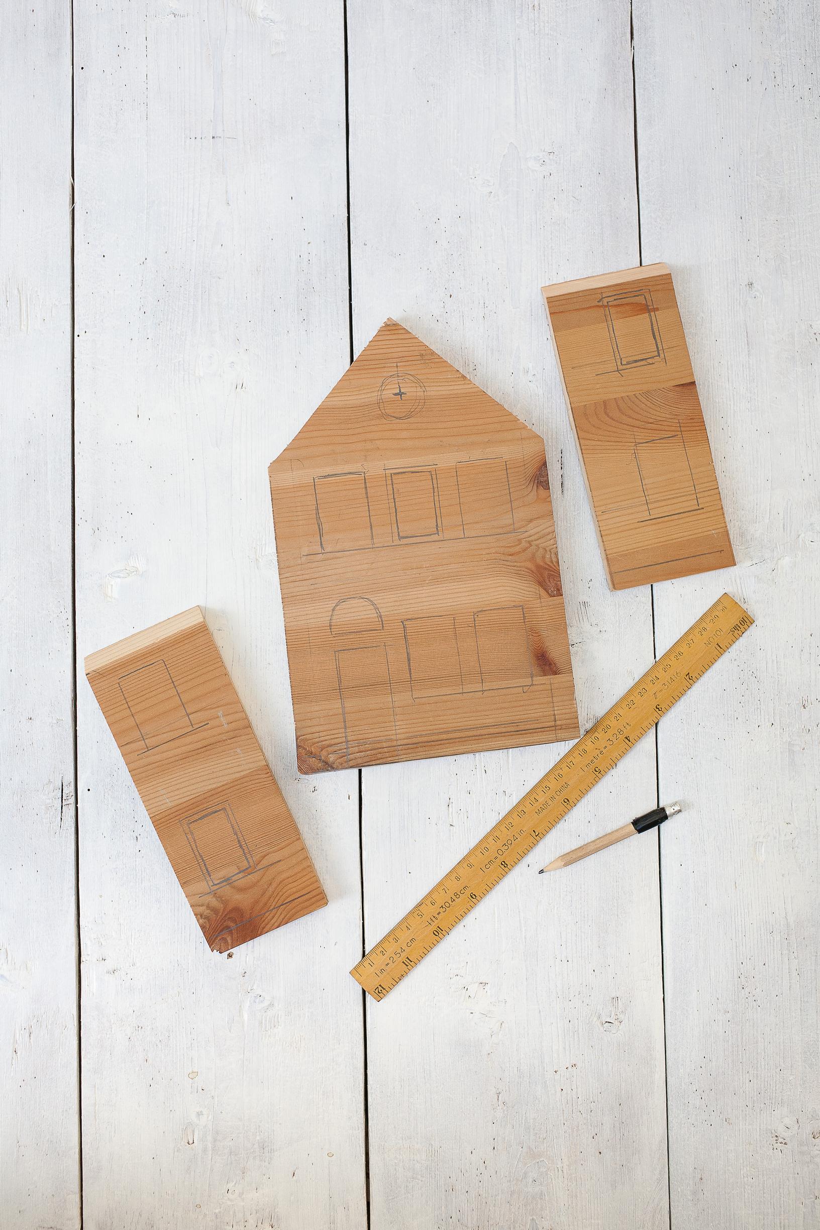 Materials for the bird feeder house