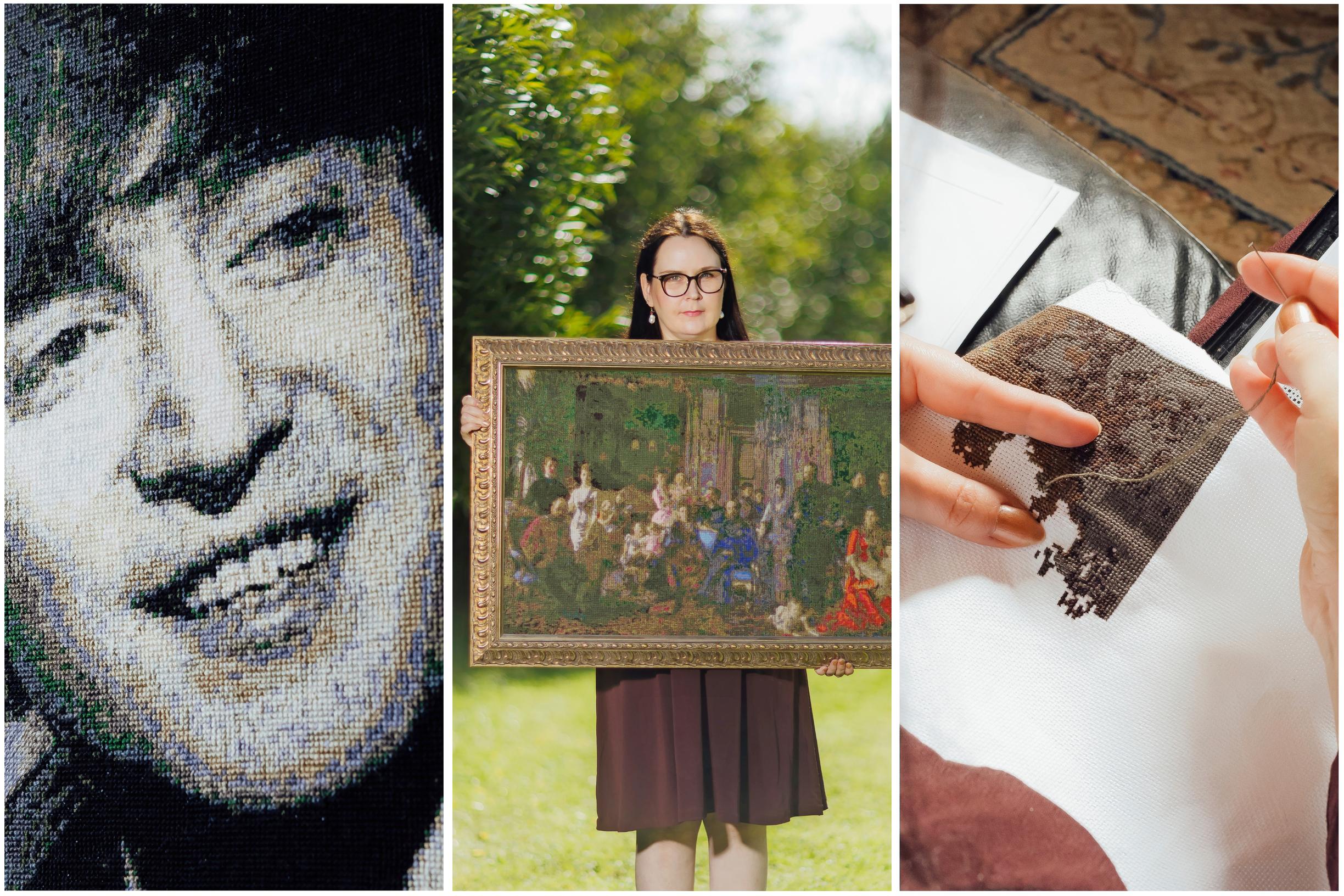 Ridiculously slow, ridiculously wonderful! “I worked for 7 years on my biggest cross-stitch piece”