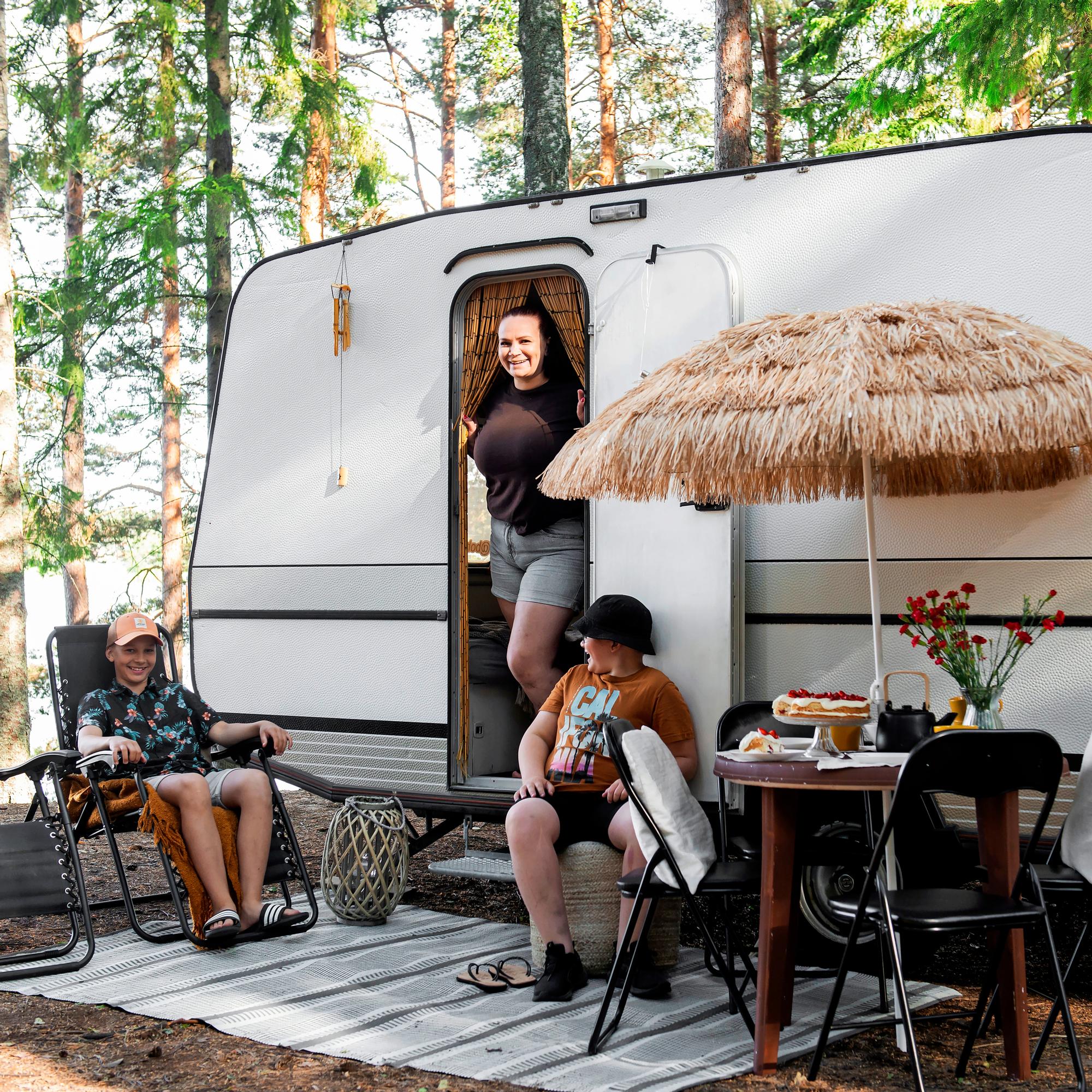 Anni bought a 30-year-old travel trailer and turned it into a bohemian retreat—despite warnings 