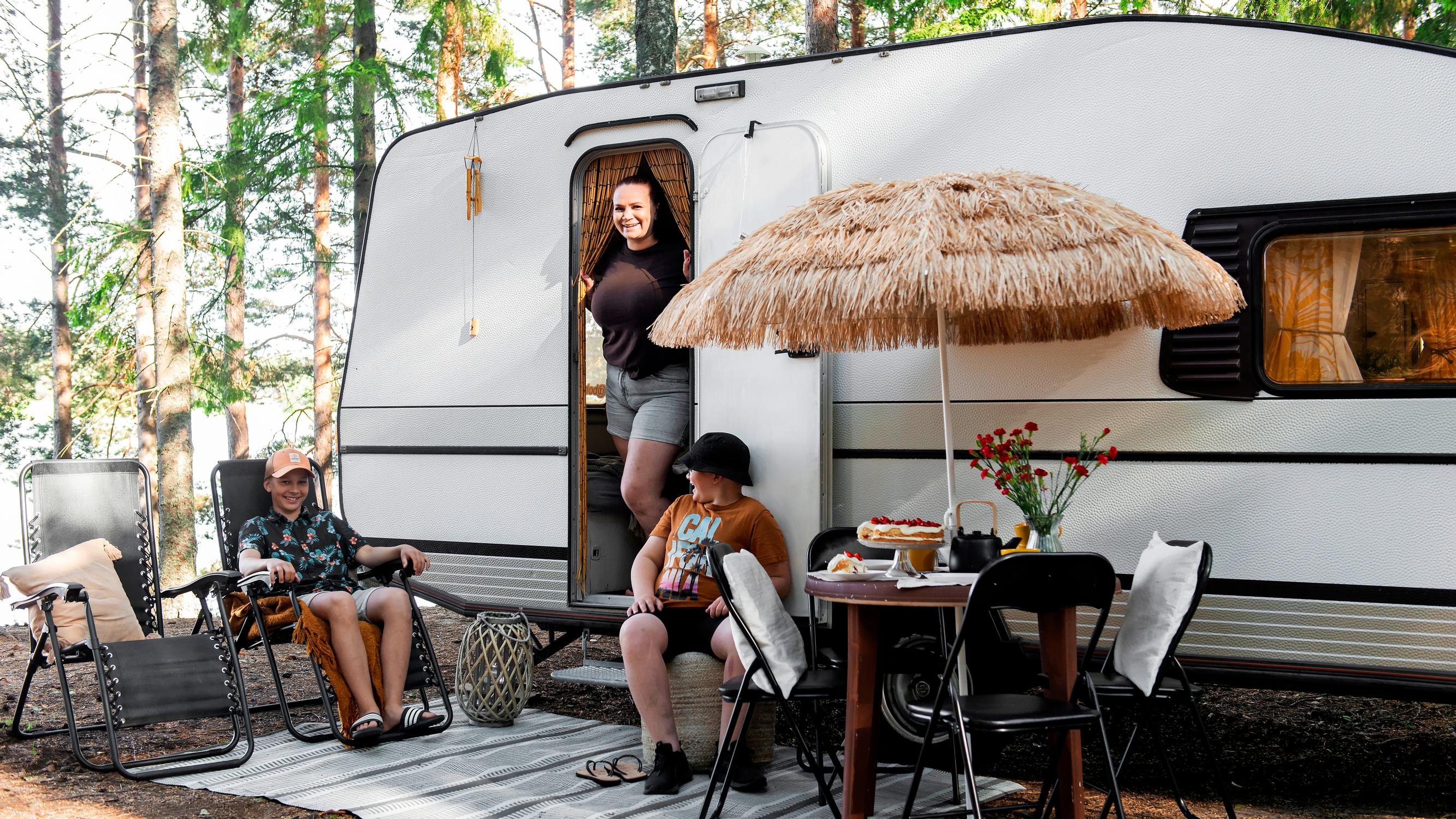Anni bought a 30-year-old travel trailer and turned it into a bohemian retreat—despite warnings 