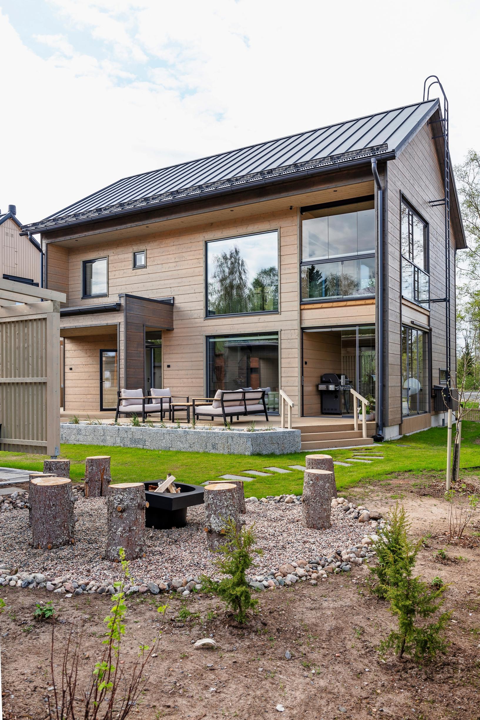 Villa Pesäpuu at the Oulu housing fair
