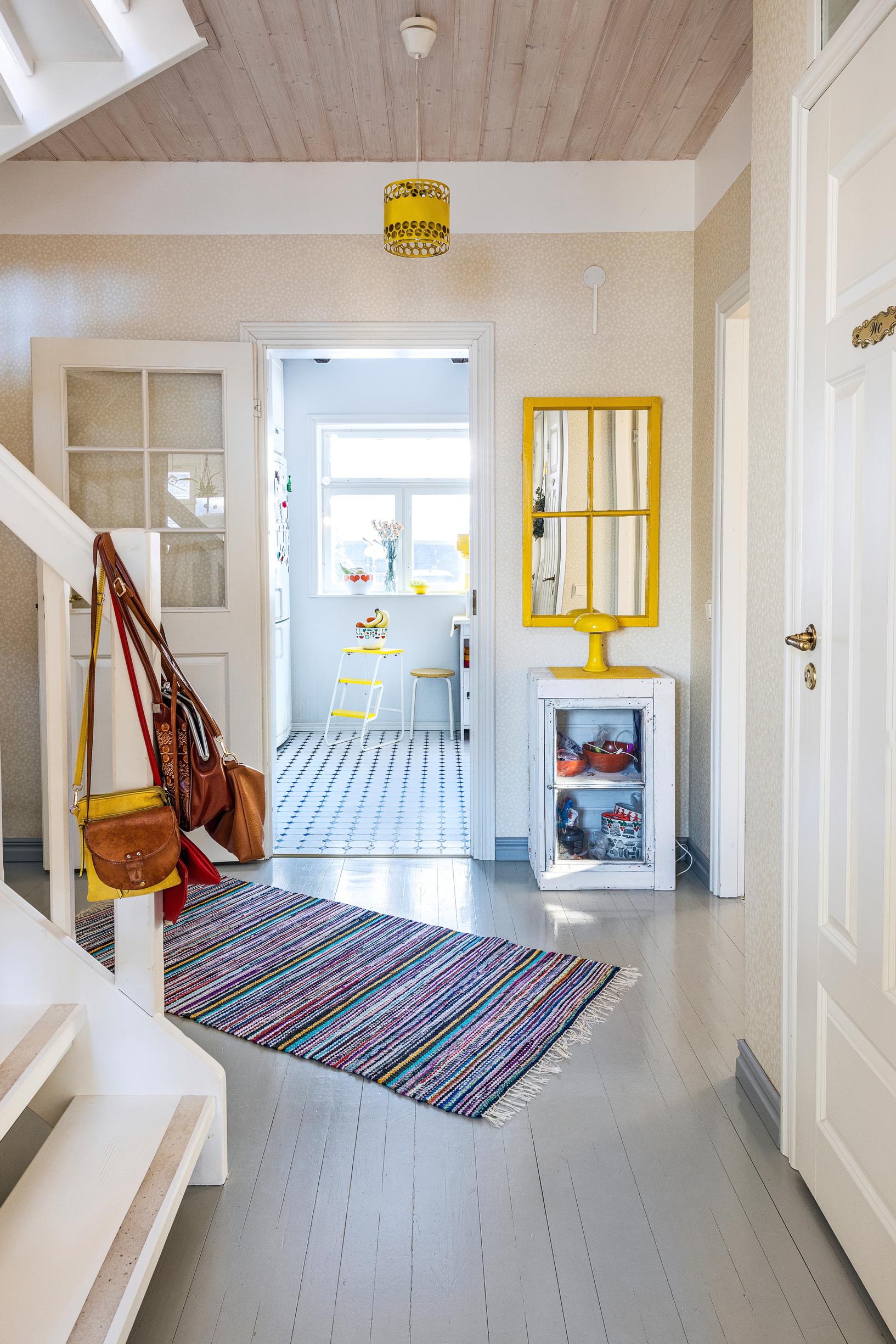 The Luomaranta family’s entryway.