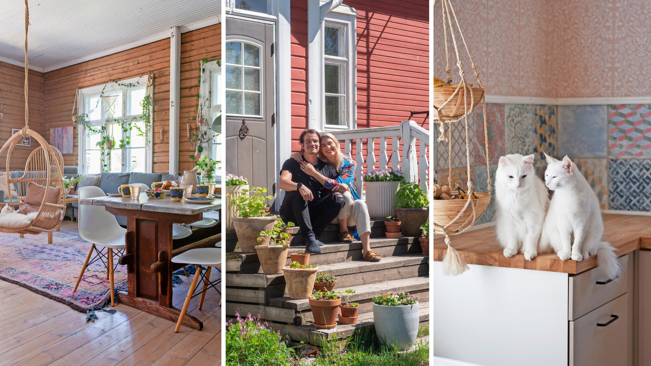 “Peace and plenty of space”—an old village school became Anniina and Samuli’s dream home in their early twenties