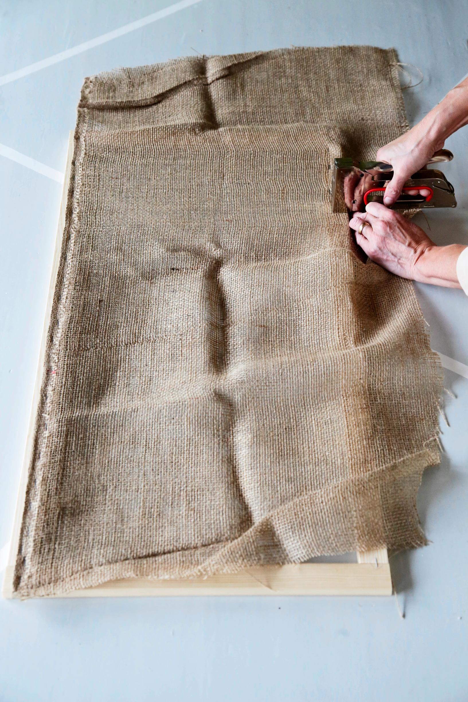 Jute fabric for the diy mosquito net for windows