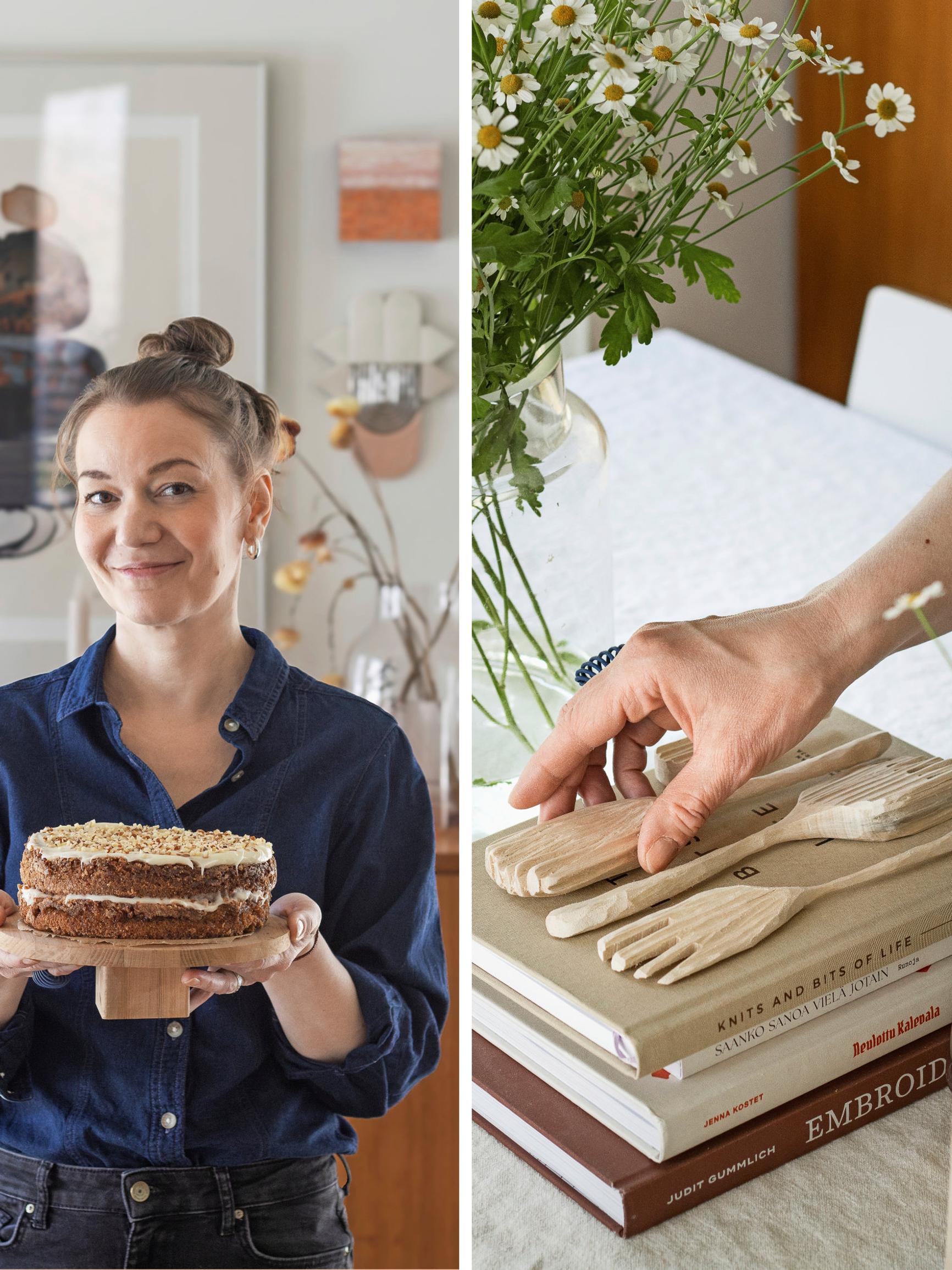 Piia’s woodworking journey: “I can take a birch log from the firewood pile and make a vase out of it”