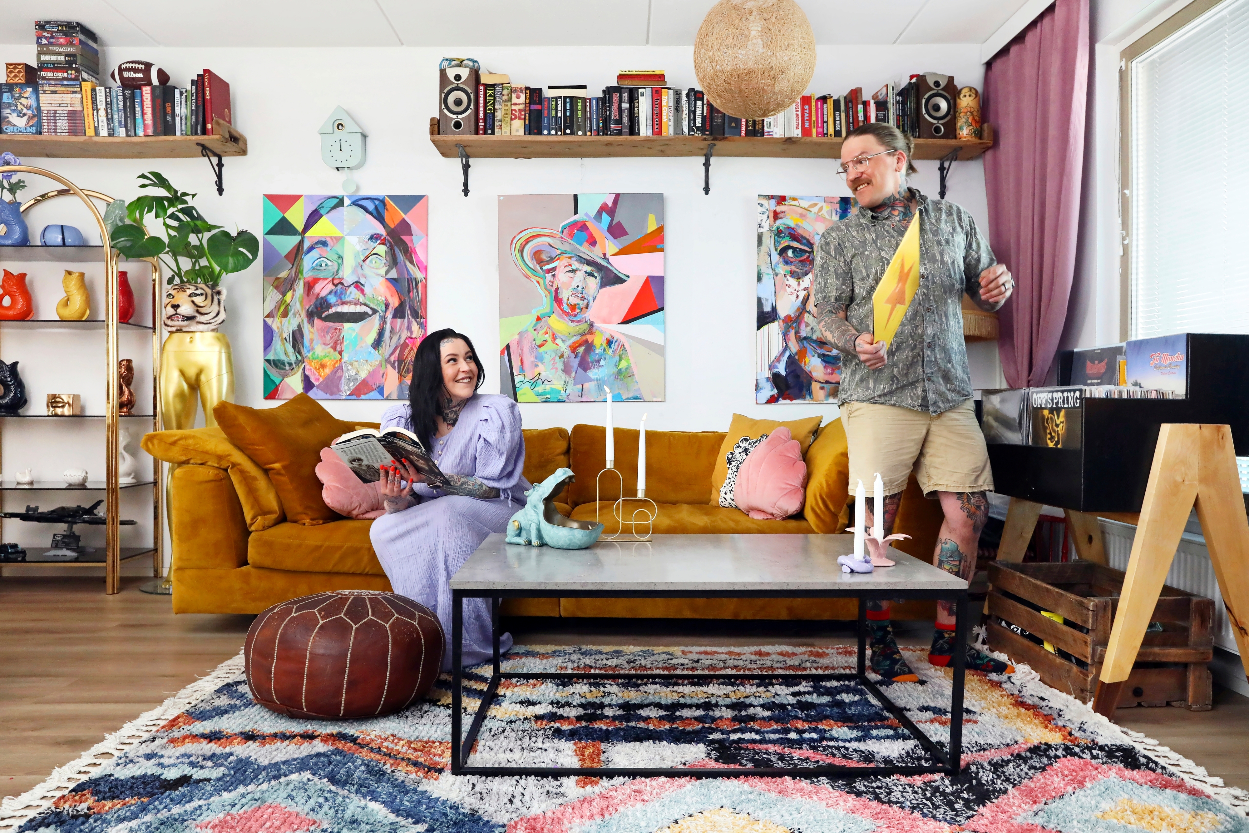 Curated visual reference: Picture Idea: An Apartment Decorated With Recycled Finds In Herttoniemi