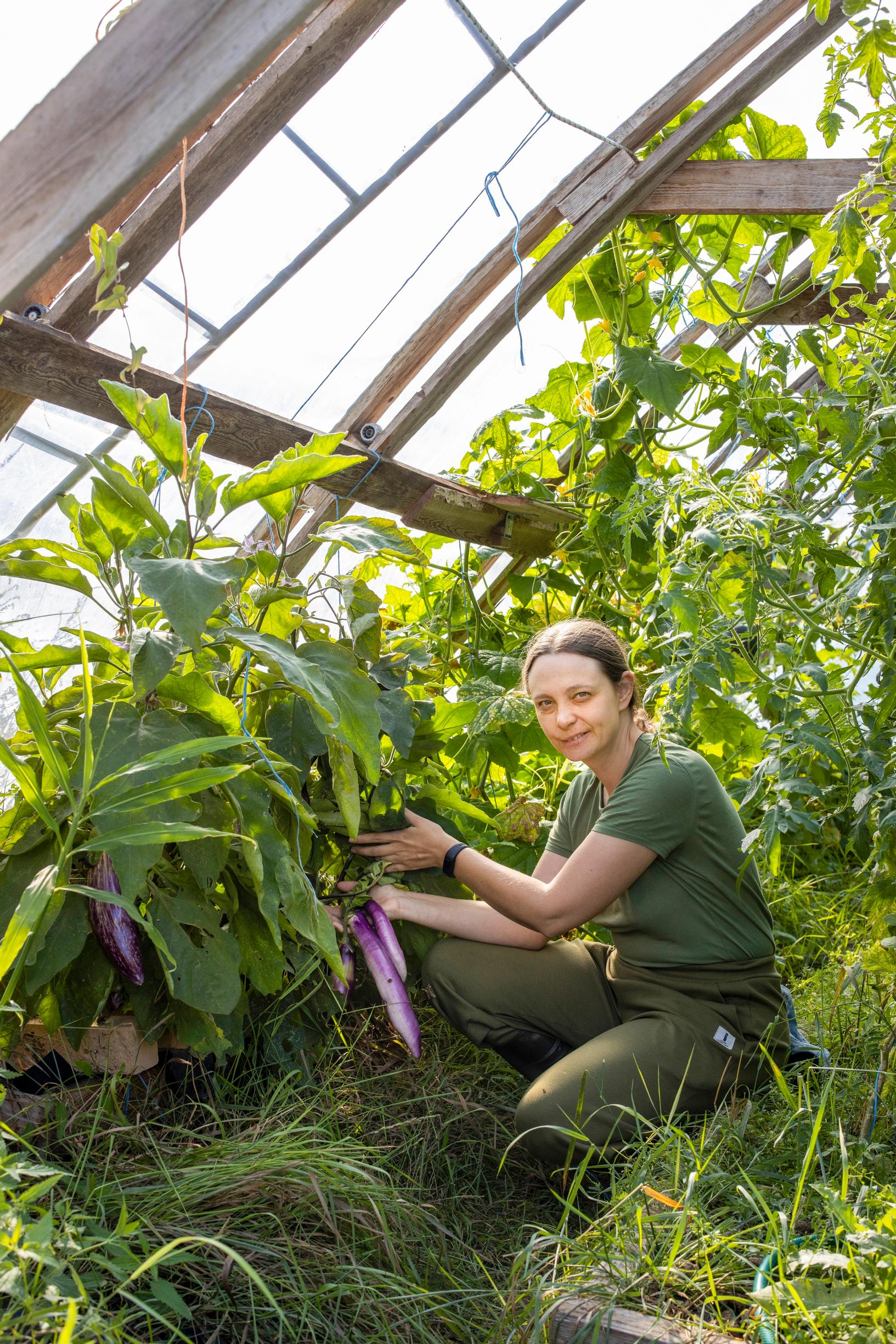 Eggplant enthusiast Jonna Kumpulainen