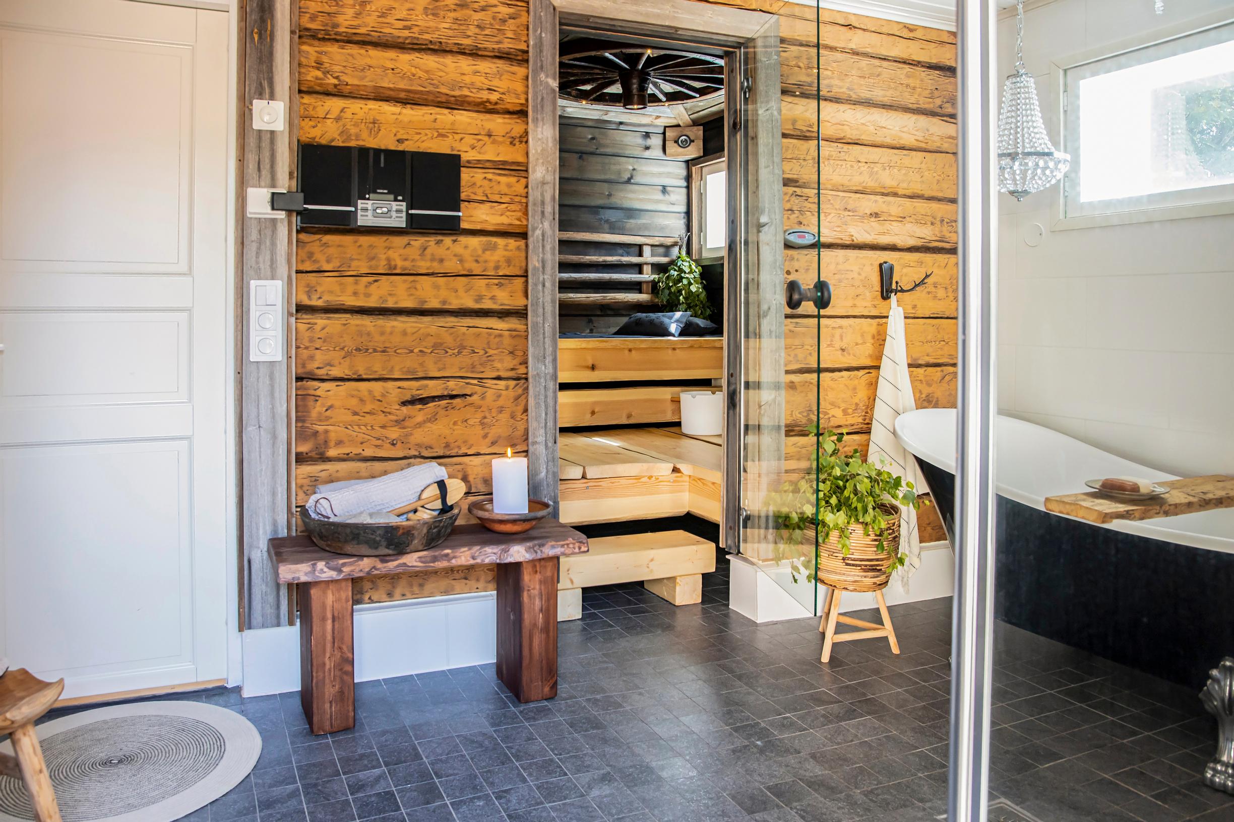 Overview of the sauna