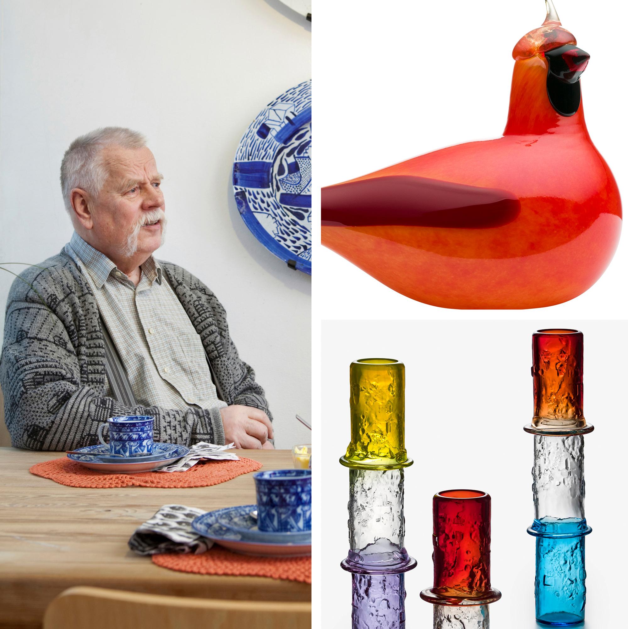 For Oiva Toikka, work meant fun—the life of the beloved glass artist