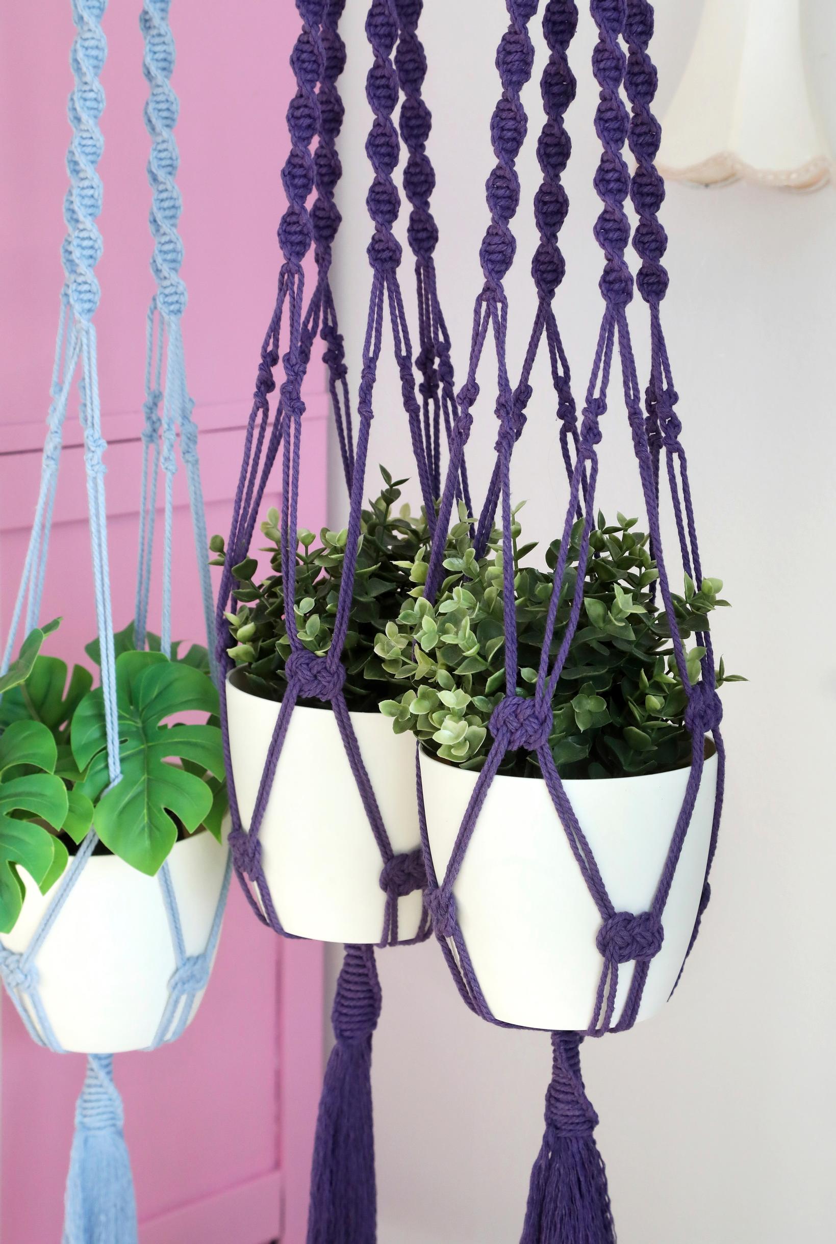 Plant hangers made by Kirsi