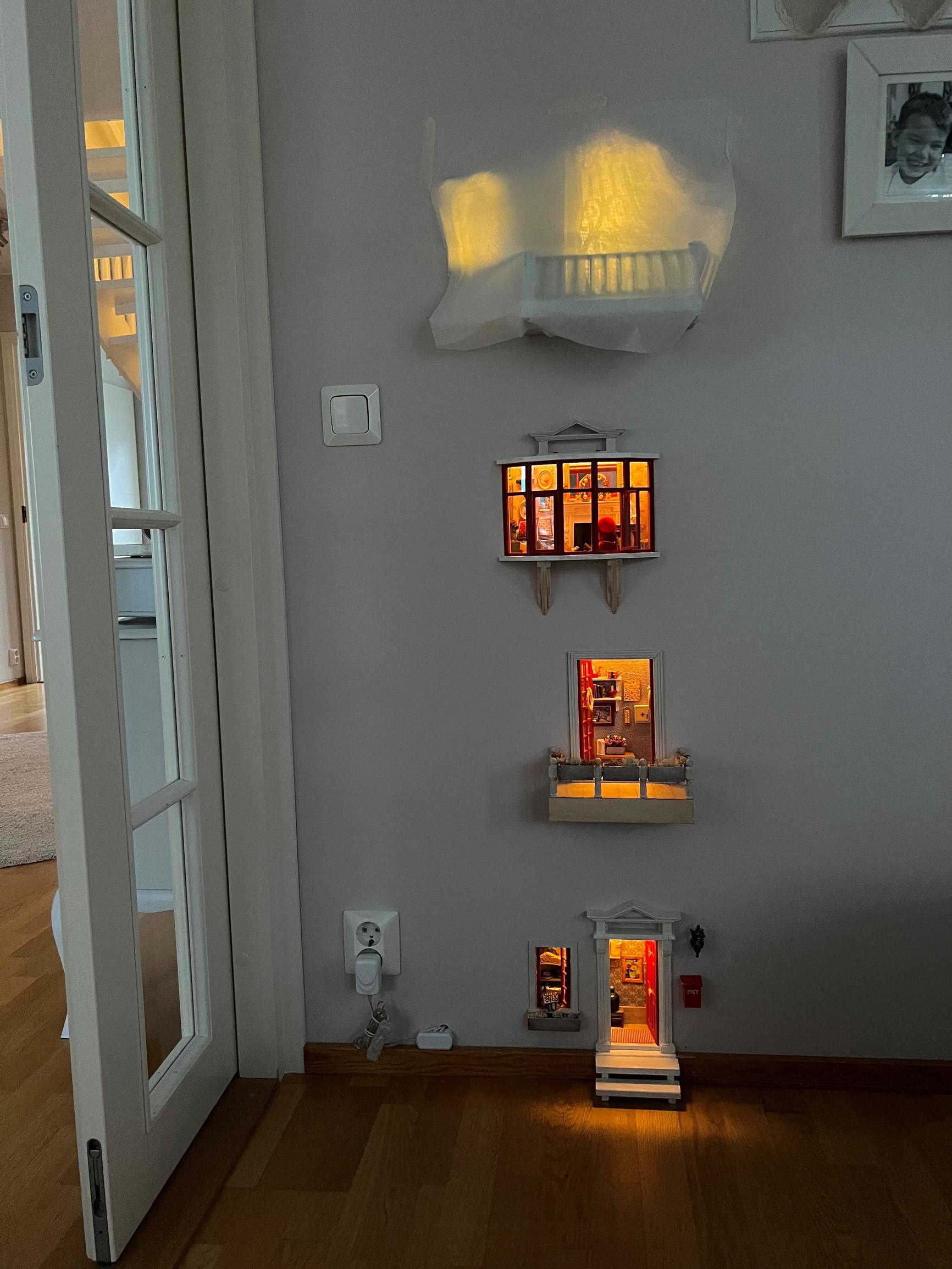 Riikka's multi-floor elf door