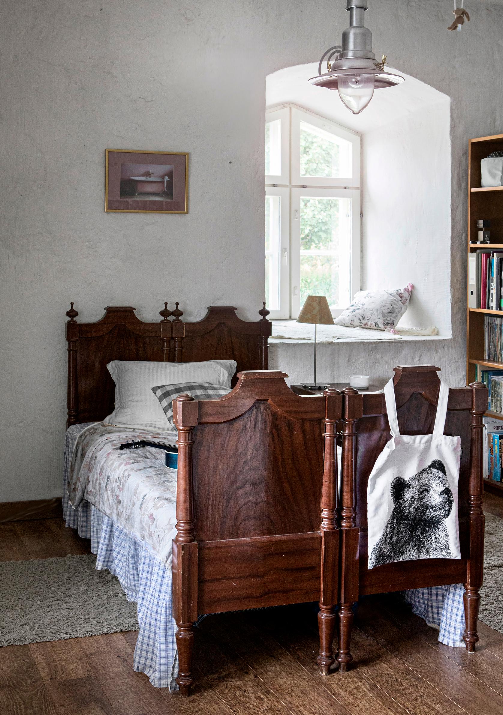 The barn’s old milk room turned into a child’s bedroom
